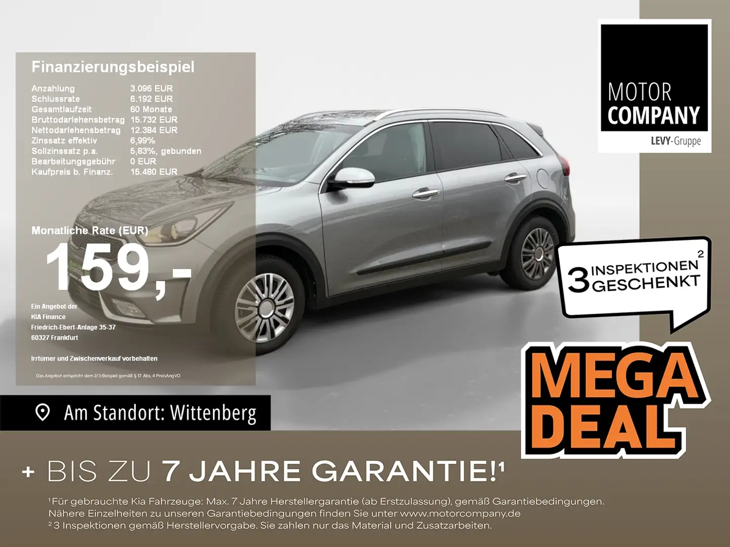 Kia Niro 1.6 Vision Kamera*Automatik*SHZ*ACC* Grau - 1