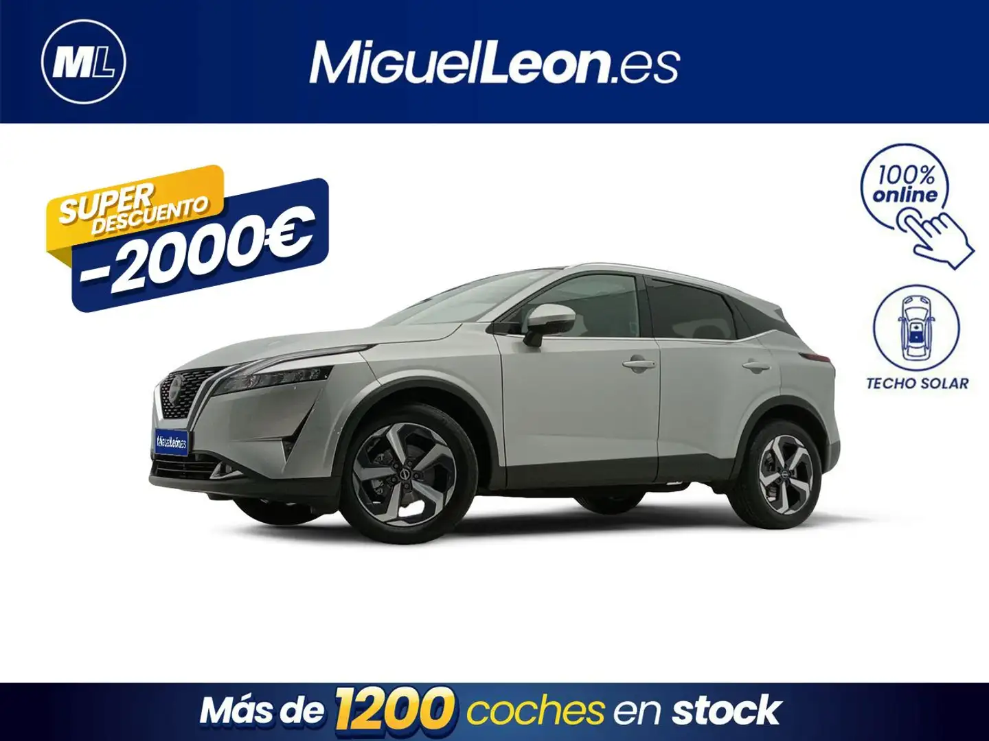 Nissan Qashqai DIG-T 103kW N-Connecta Gris - 1