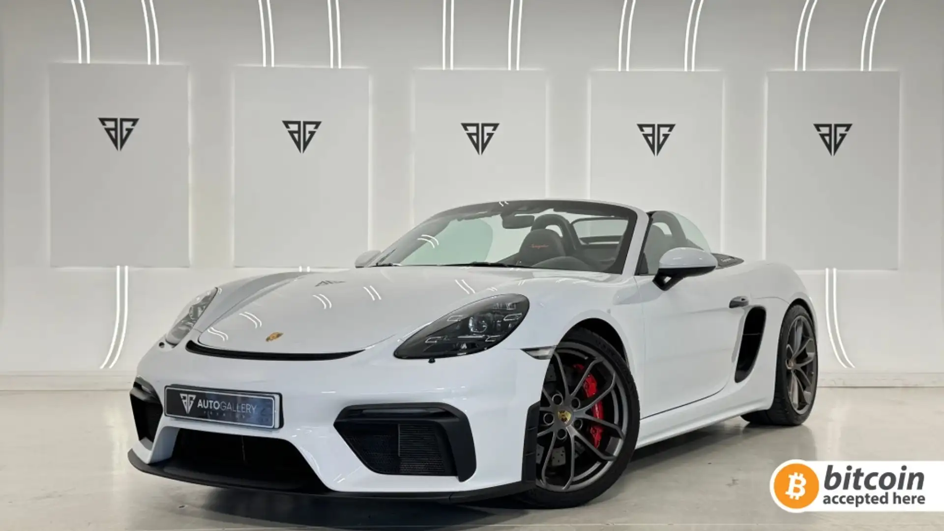 Porsche 718 Spyder Blanc - 1