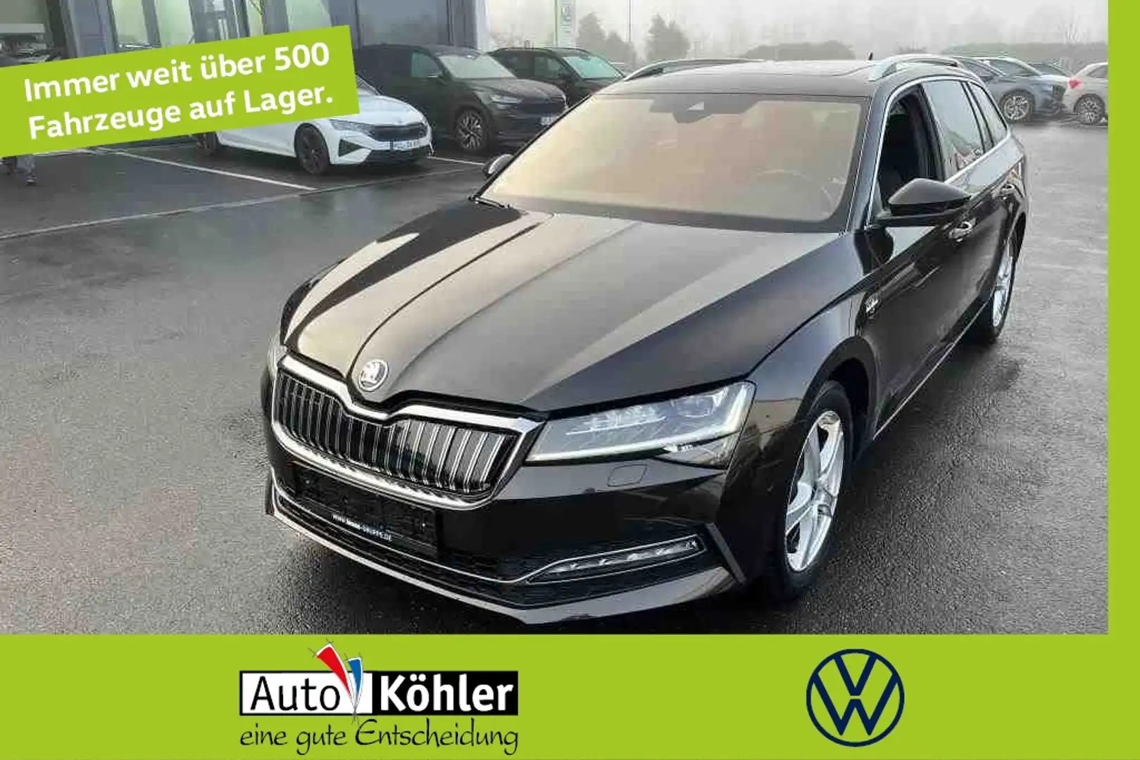 Skoda Superb Combi Laurin & Klement Matrix/Pano/AHK Braun - 1