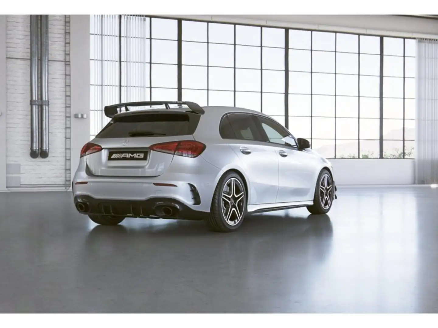 Mercedes-Benz A 35 AMG 4M Aero/Perf-Sitze/ILS/Pano/Burm/Night Blanc - 2