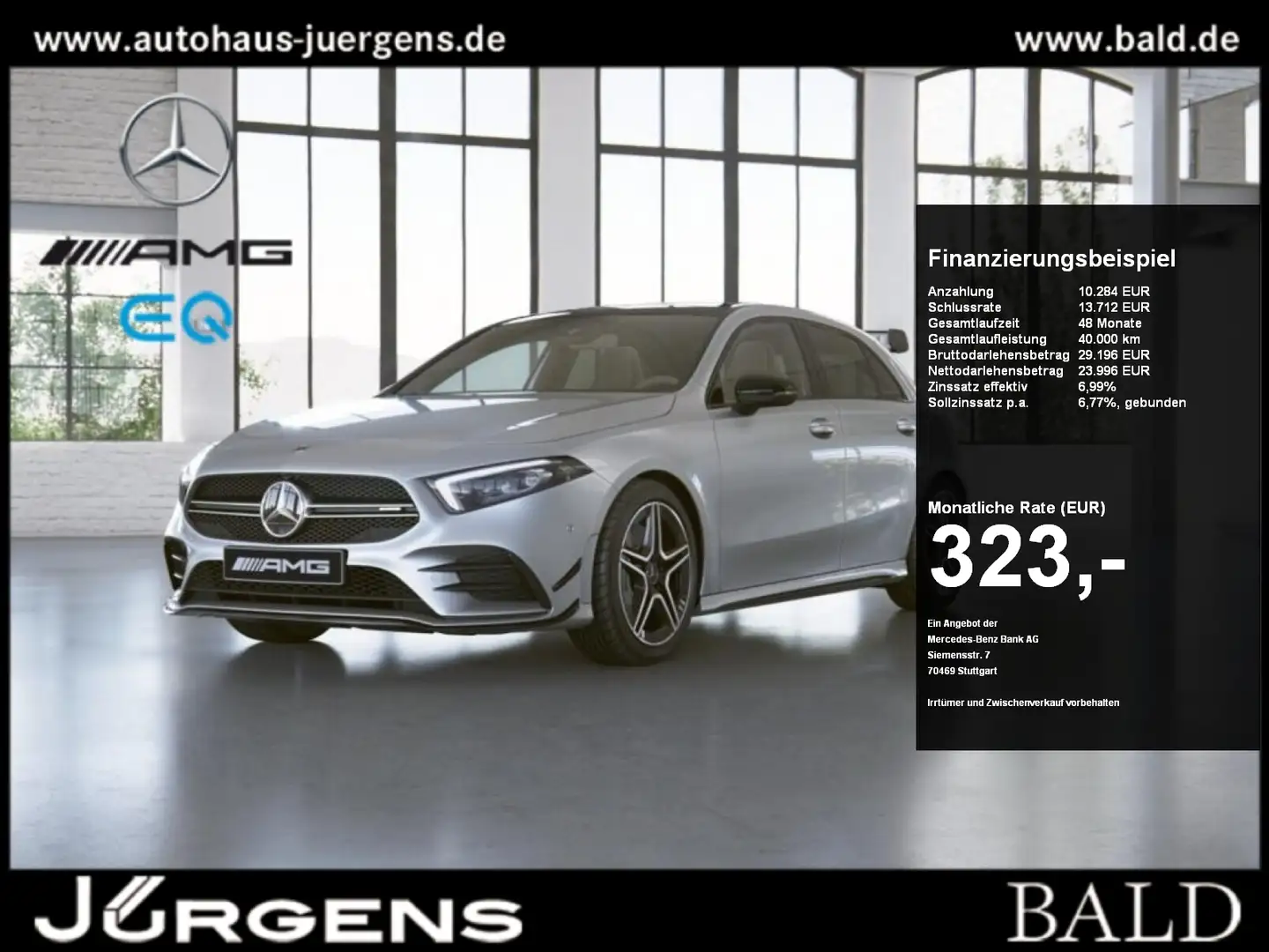 Mercedes-Benz A 35 AMG 4M Aero/Perf-Sitze/ILS/Pano/Burm/Night Белый - 1