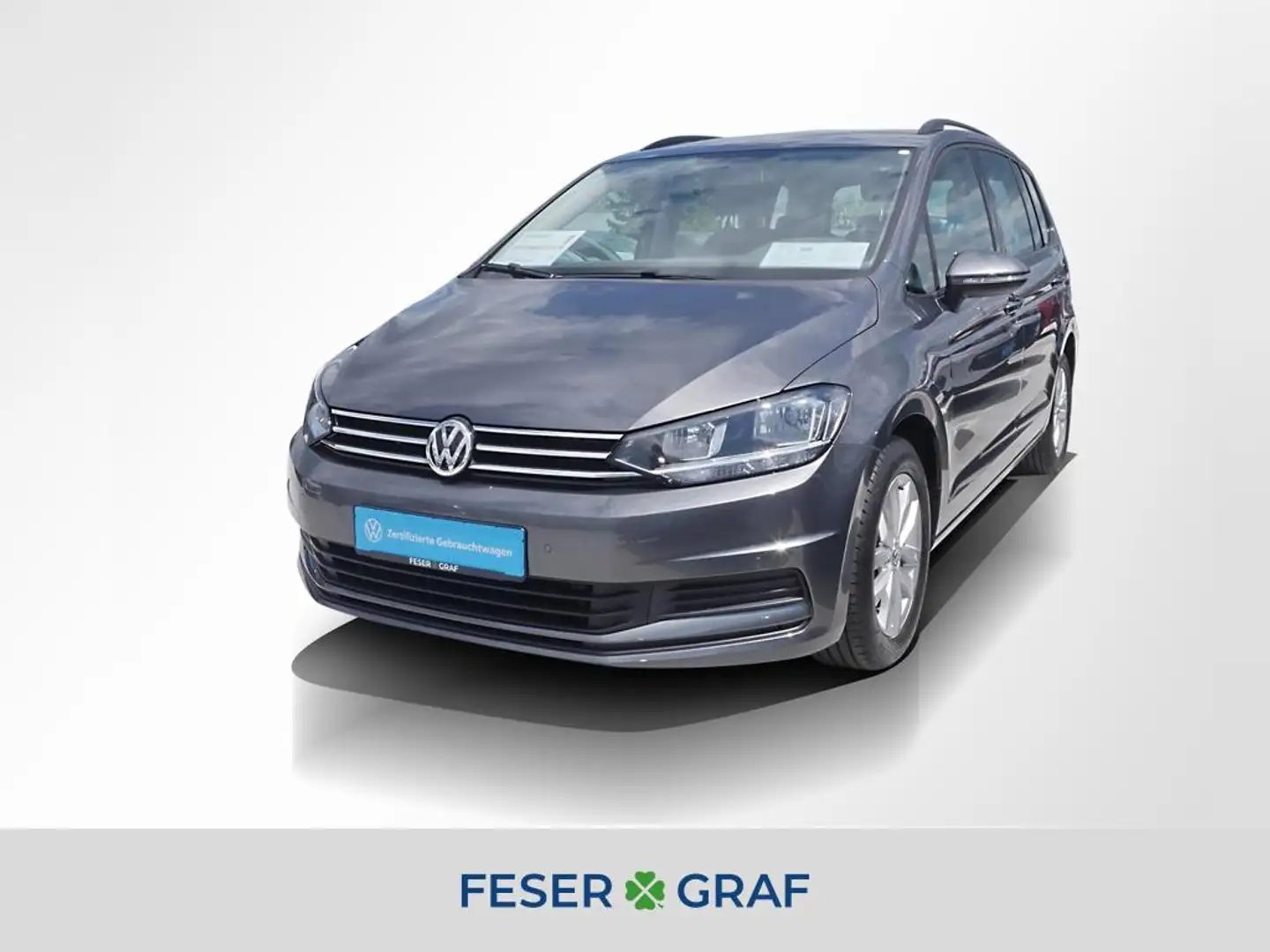 Volkswagen Touran 2.0 TDI Comfortline Klima PDC Grijs - 1