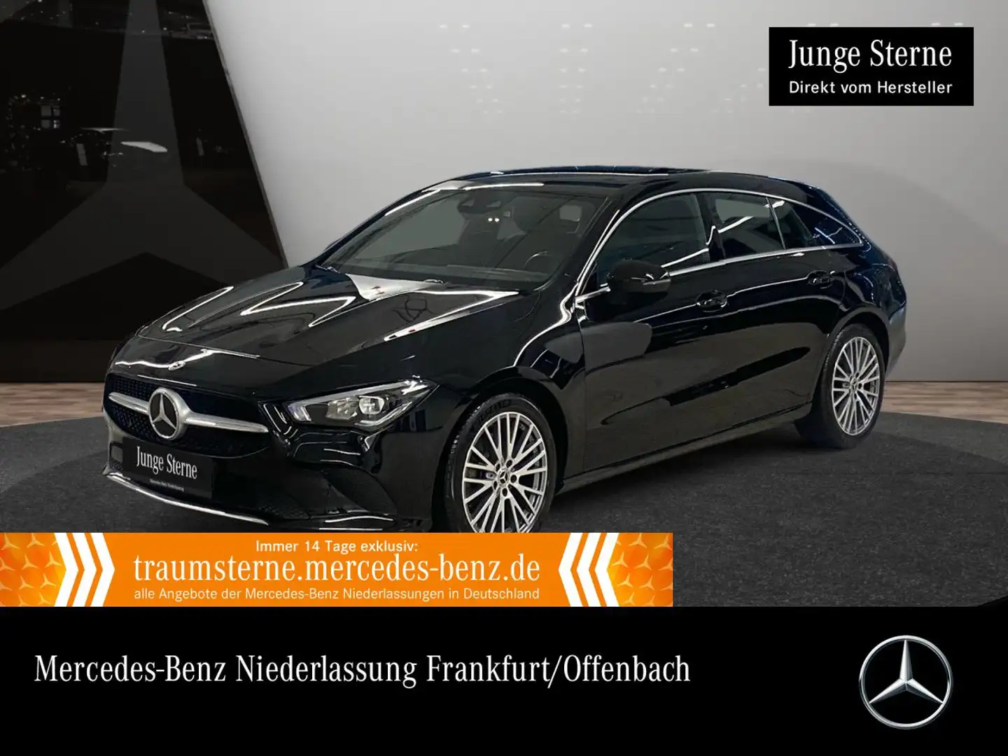Mercedes-Benz CLA 220 d PROGRESSIVE+AHK+LED+STHZG+KAMERA+TOTW+8G Schwarz - 1