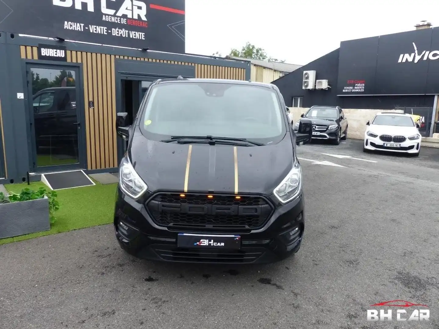 Ford Transit Custom Vu 320 CABINE APPROFONDIE 2.0 ECOBLUE 170 L Noir - 2