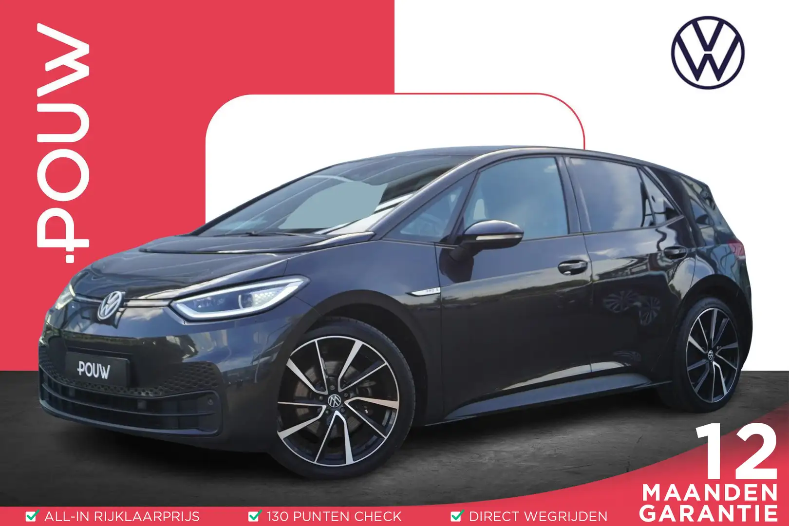 Volkswagen ID.3 204pk Pro S 77 kWh | SoH 91% | Warmtepomp | Camera Gris - 1