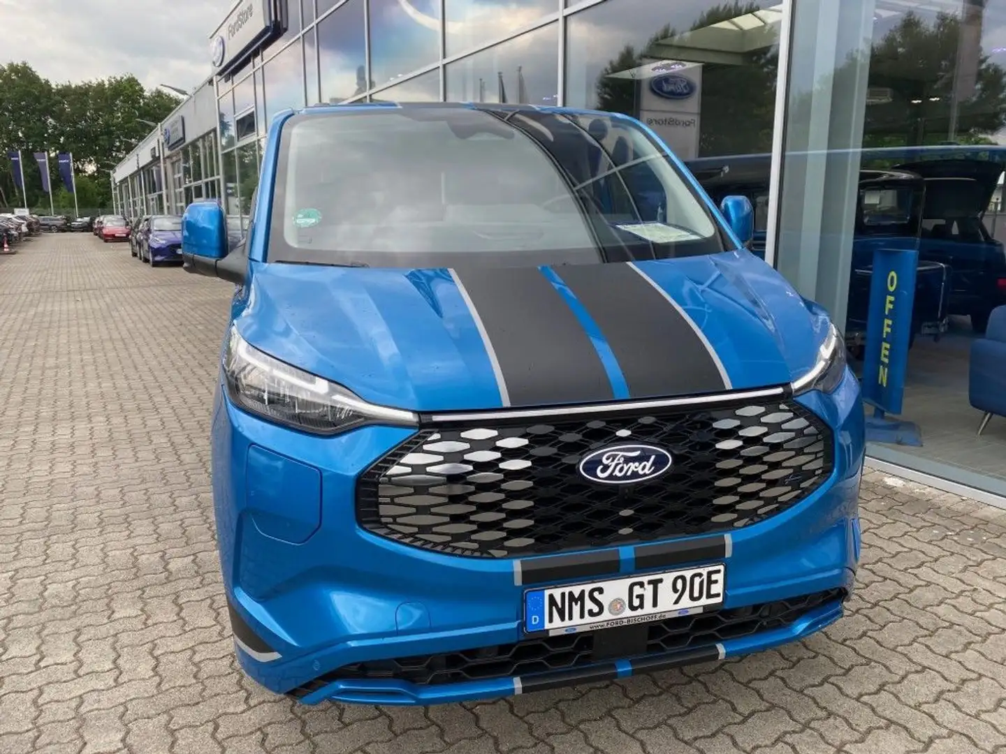 Ford Transit Custom e-Tourneo 340 L1H1 LKW HA Sport Blau - 1