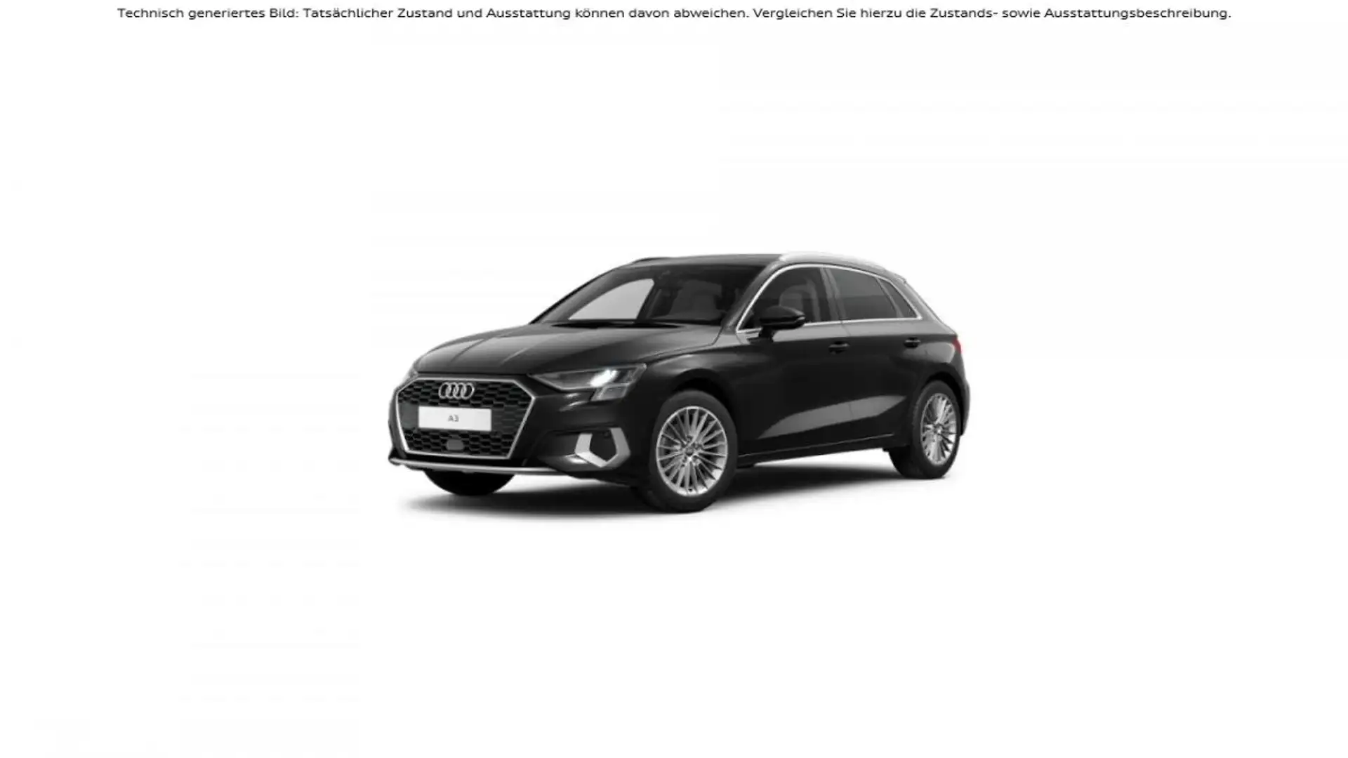 Audi A3 Sportback 35 TFSI S tronic advanced LED LM17 AHK S Schwarz - 2