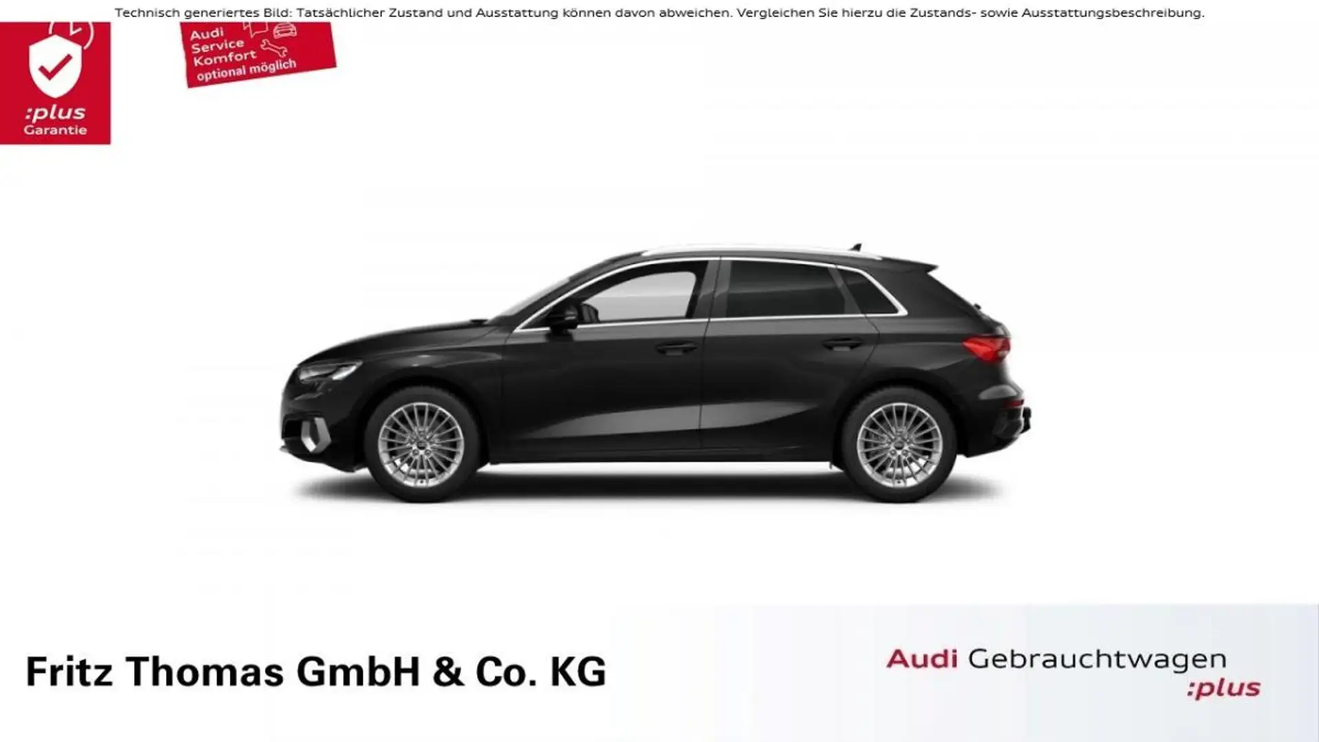 Audi A3 Sportback 35 TFSI S tronic advanced LED LM17 AHK S Schwarz - 1