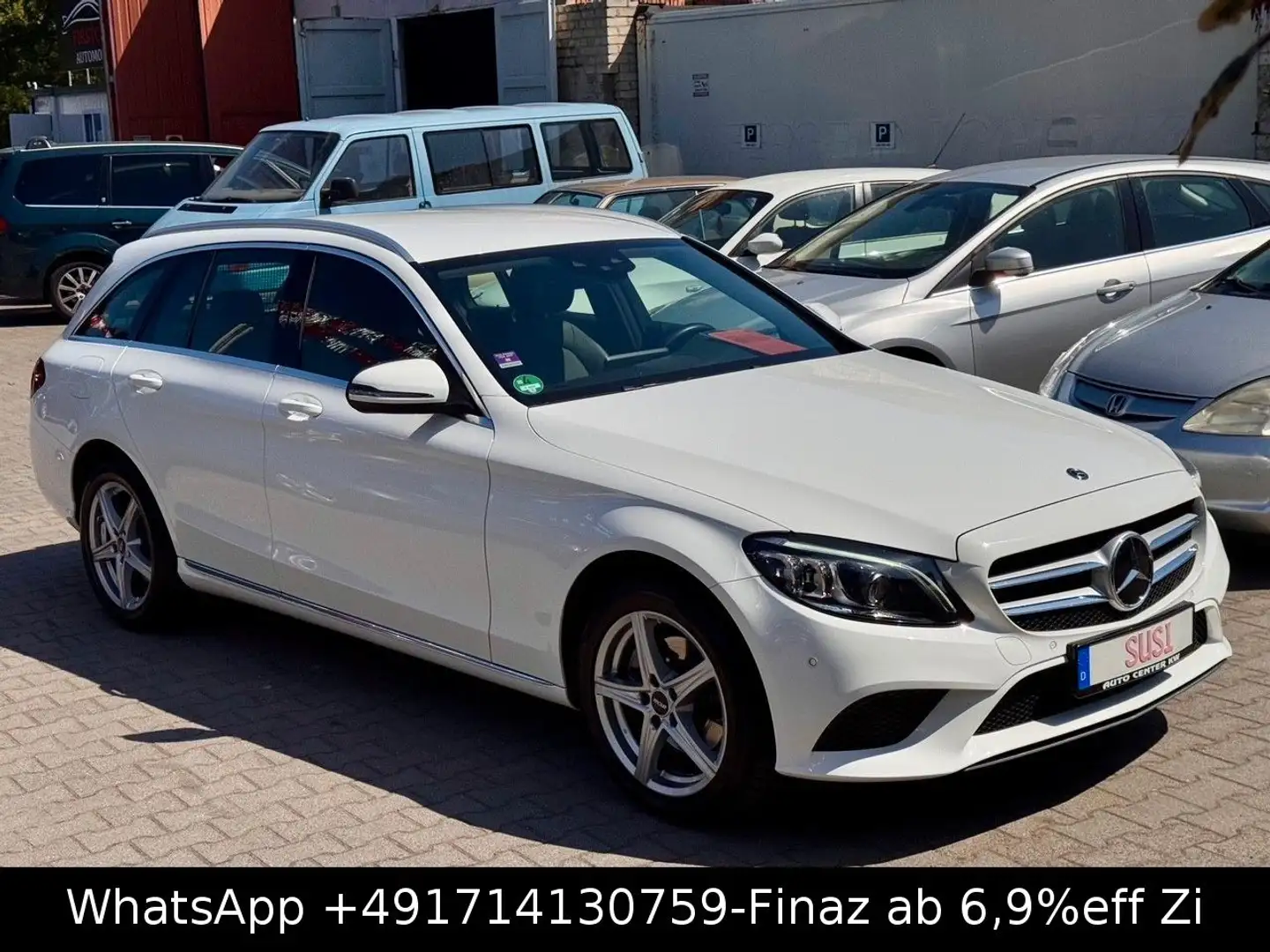 Mercedes-Benz C 220 T d 4M AVANTG-MULTIB-CAM-SHZG-TW-SpH-DAB-S Weiß - 2