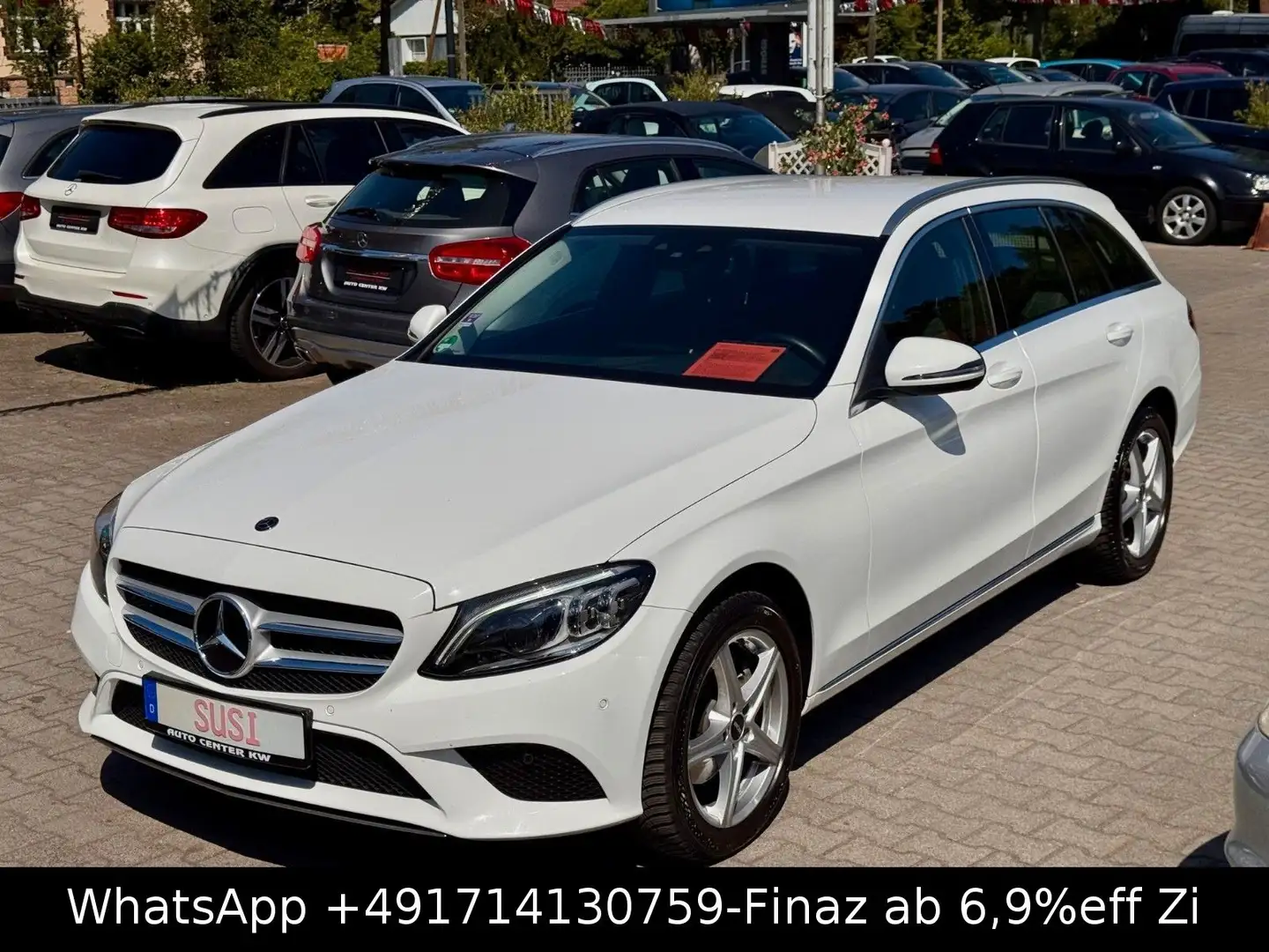 Mercedes-Benz C 220 T d 4M AVANTG-MULTIB-CAM-SHZG-TW-SpH-DAB-S Weiß - 1