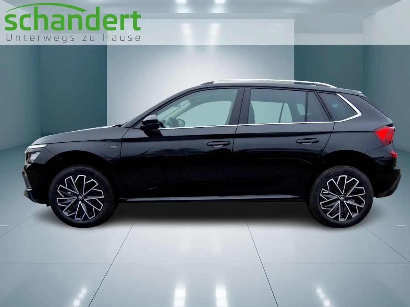 Skoda Kamiq 1.0 TSI Tour DSG Matrix Navi AHK Klimaautomatik Schwarz - 2