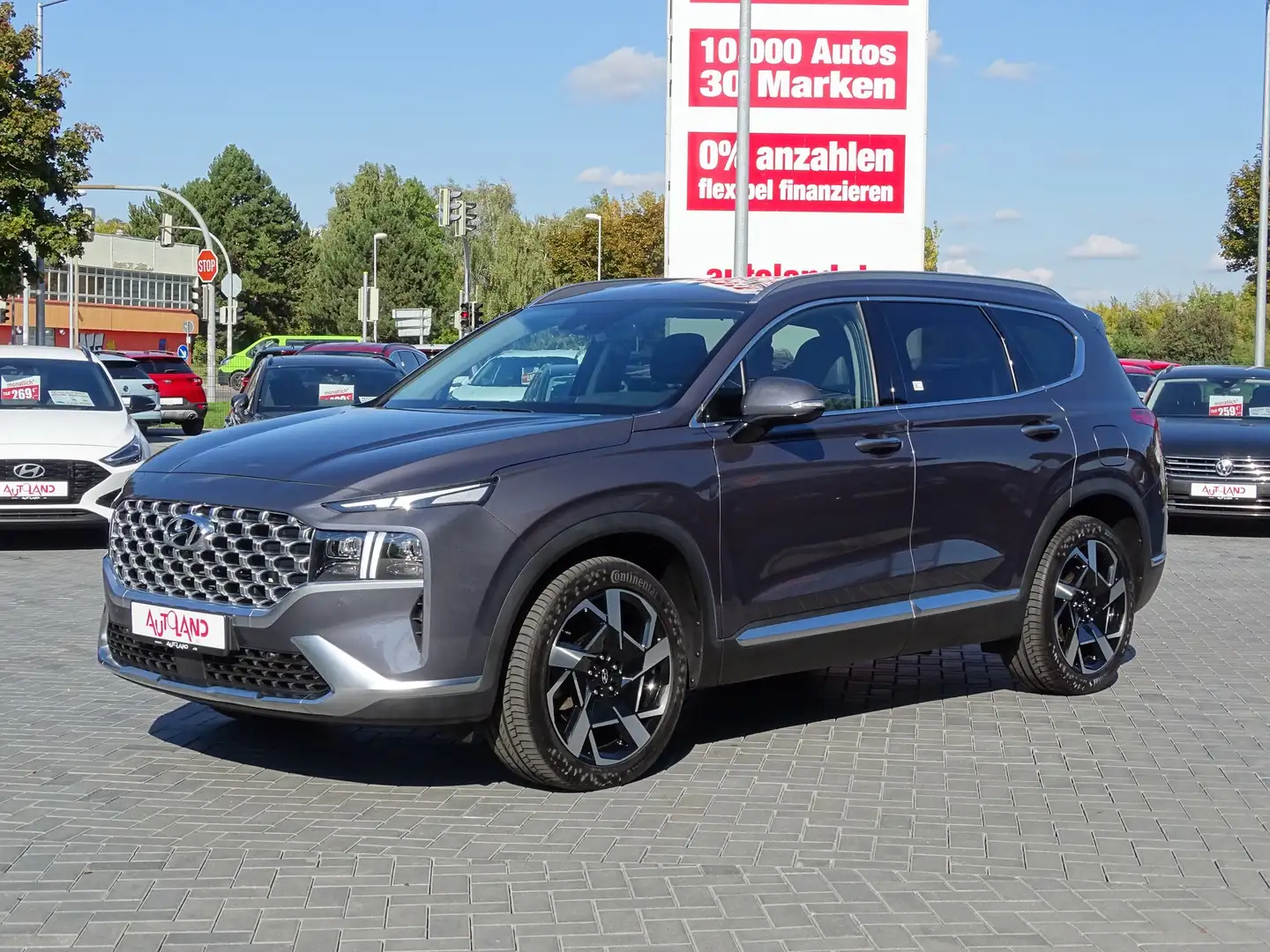 Hyundai SANTA FE 2.2 T-GDI Prime 2WD LED Navi Head-Up Blau - 2