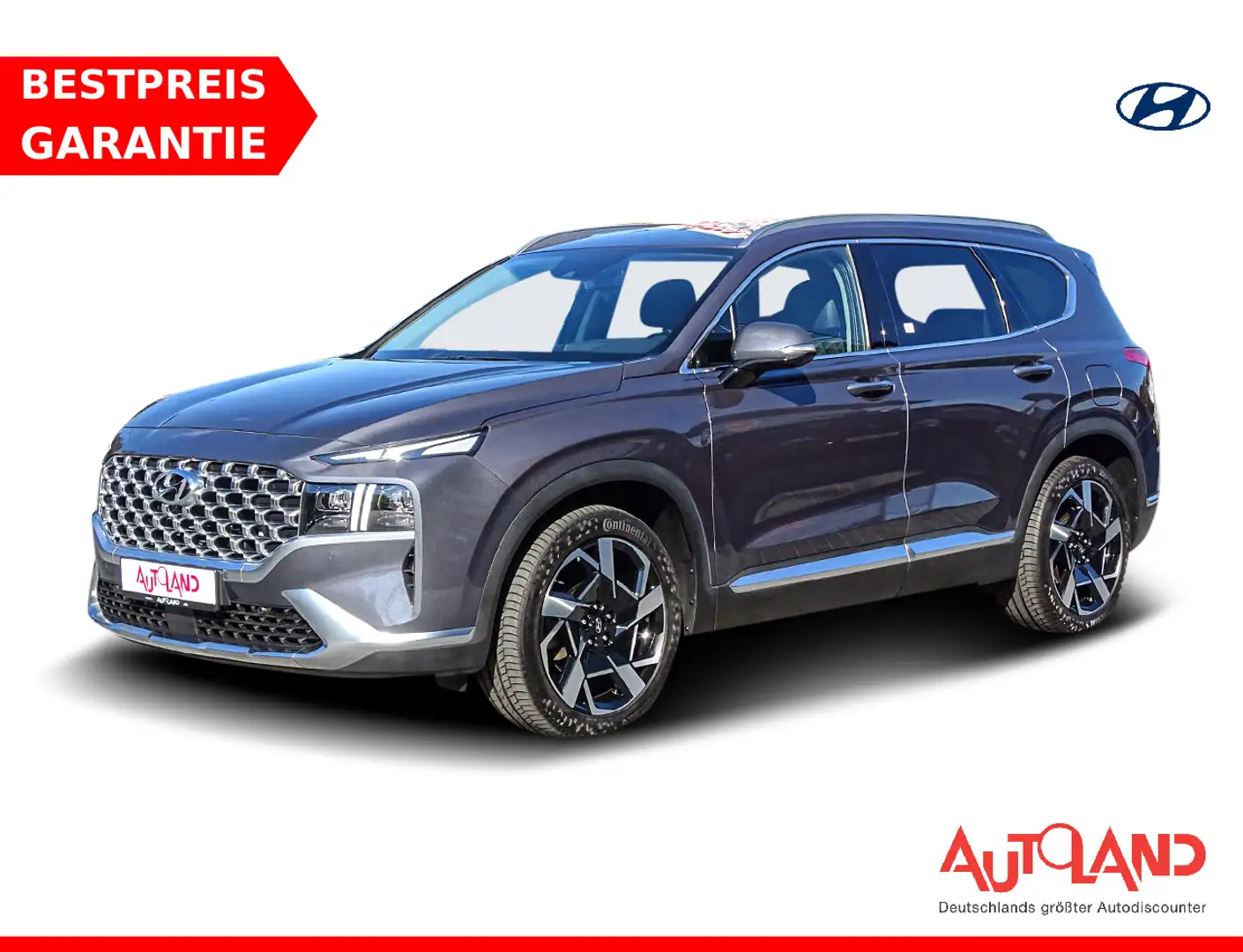 Hyundai SANTA FE 2.2 T-GDI Prime 2WD LED Navi Head-Up Blau - 1