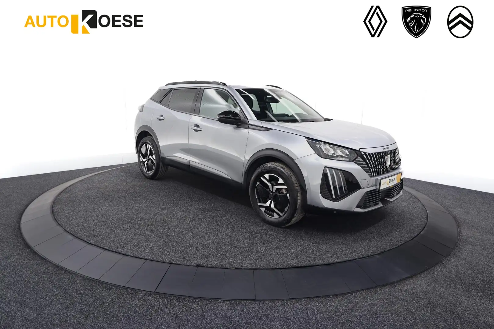 Peugeot 2008 Hybrid 136 e-DCS6 Allure | 360 Camera | Adaptieve Grijs - 1