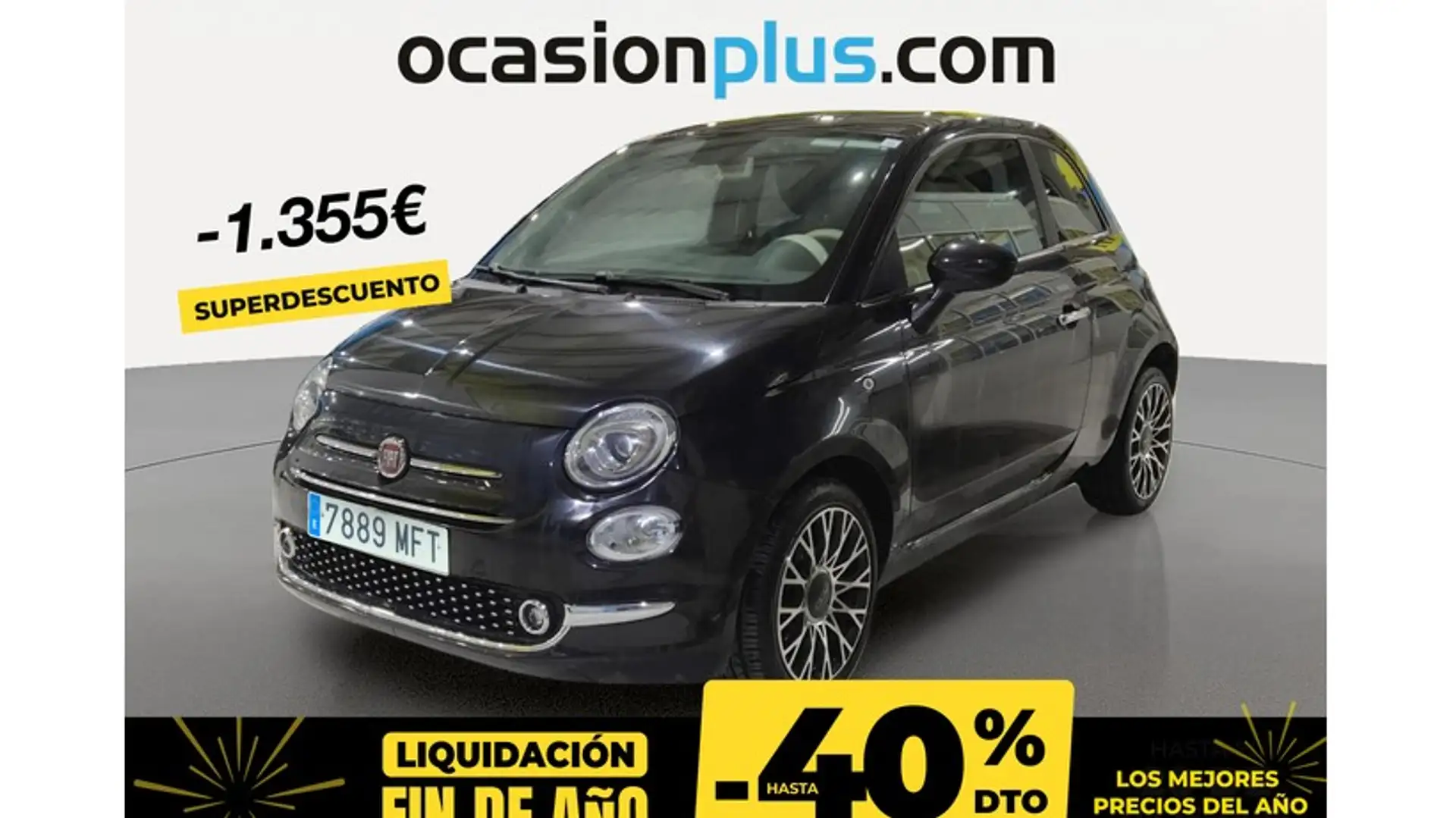 Fiat 500 1.0 Hybrid Dolcevita 52kW Negro - 1