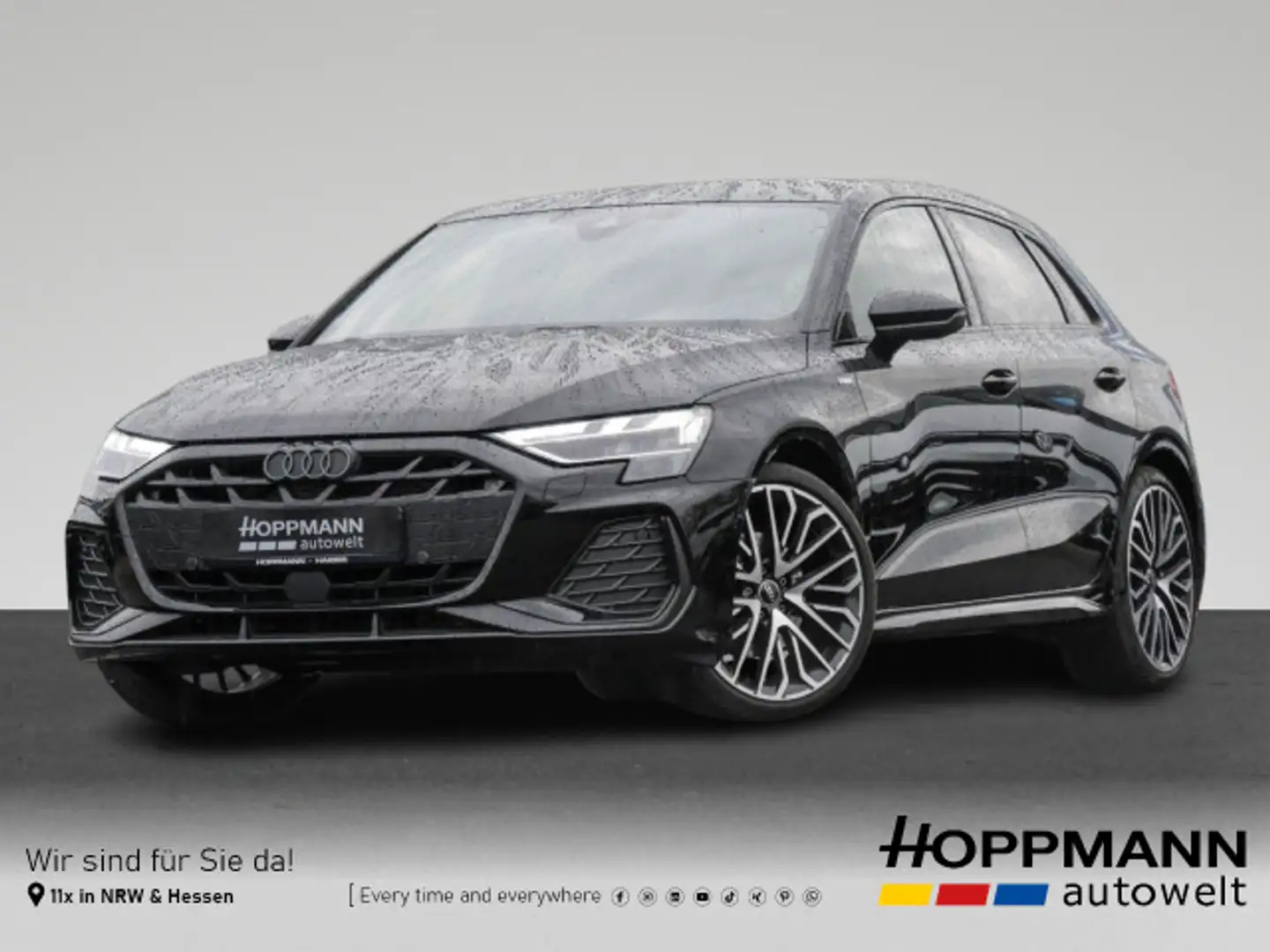 Audi A3 S line 35 TDI AHK Sonos Navi Matrix Schwarz - 1