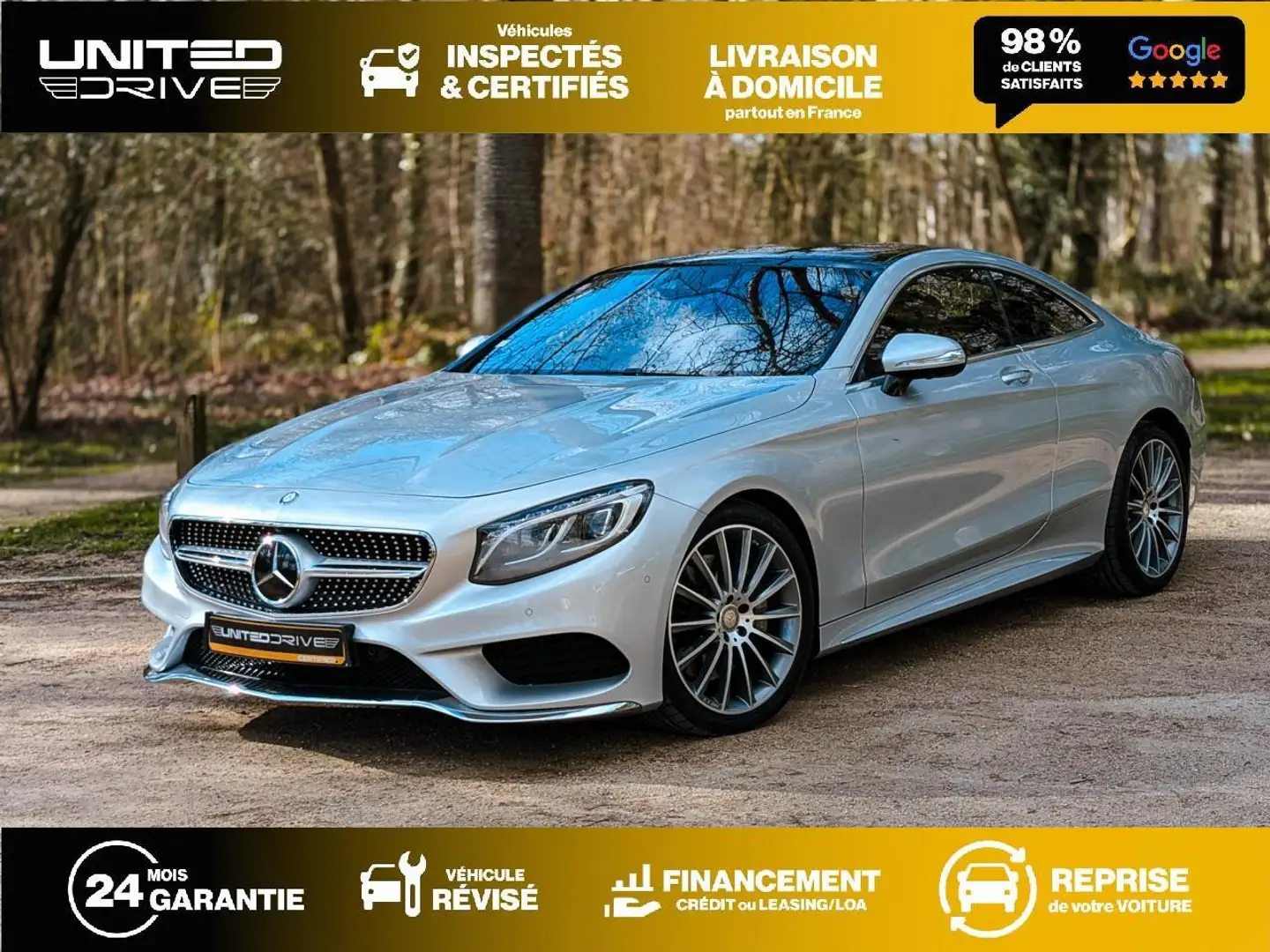 Mercedes-Benz S 500 Coupé S 500 - BVA 9G-Tronic  COUPE - BM 217 . PHASE 1 Grau - 1