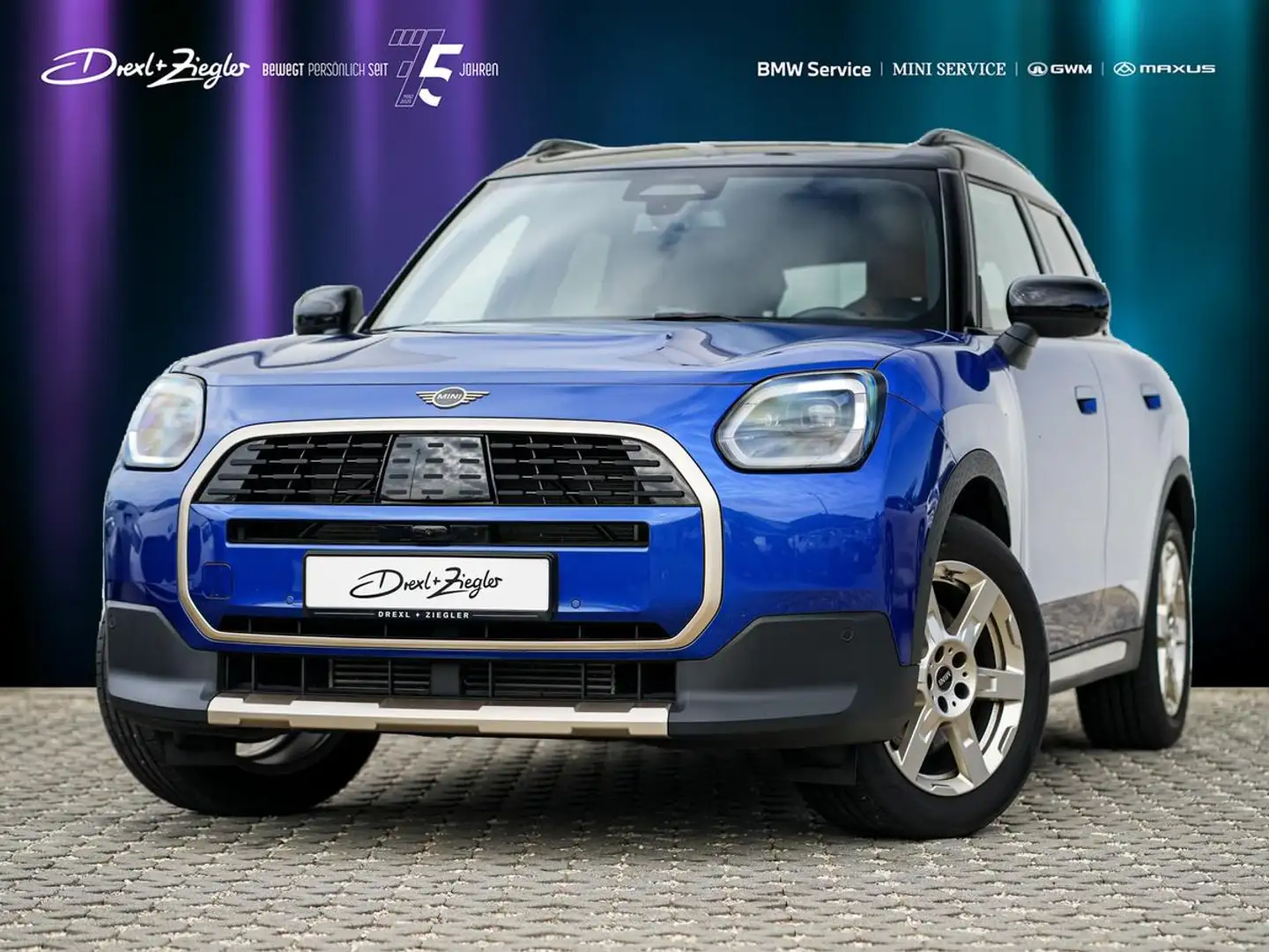 MINI Cooper Countryman Countryman C Favoured-T Paket XL AHK PanoDach Blau - 1