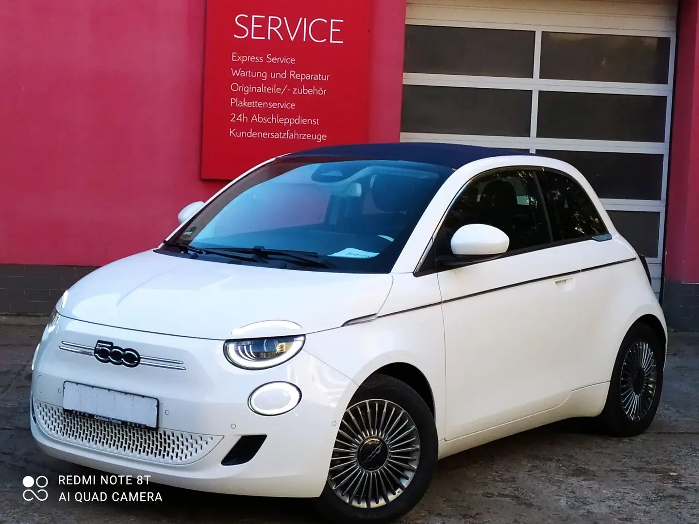 Fiat 500e Basis Cabrio *Kamera* Wit - 1