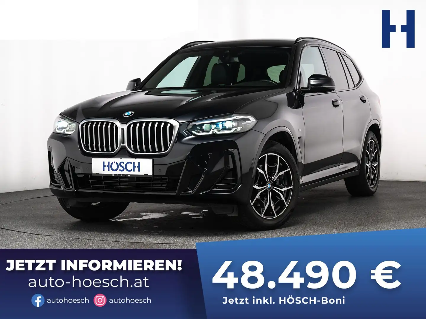 BMW X3 xDrive20i M Sport WENIG KM MEGADEAL Schwarz - 1