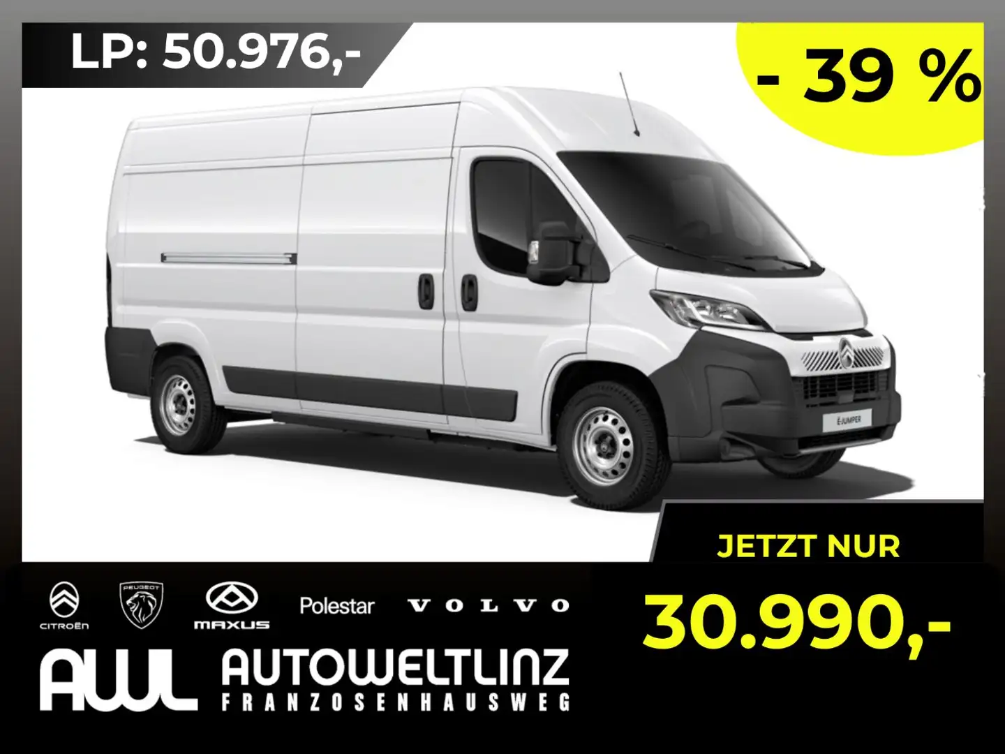 Citroen Jumper KW 33 L3H2 140 Netto: 25.825,- Weiß - 1