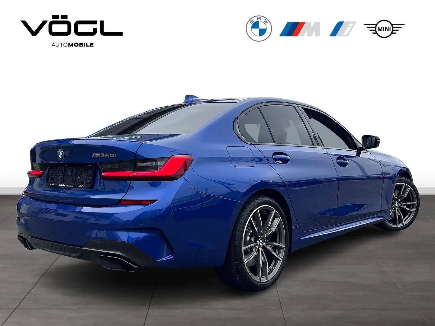 BMW 340 M340i xDrive Limousine Driving Ass. Tempomat Bleu - 2