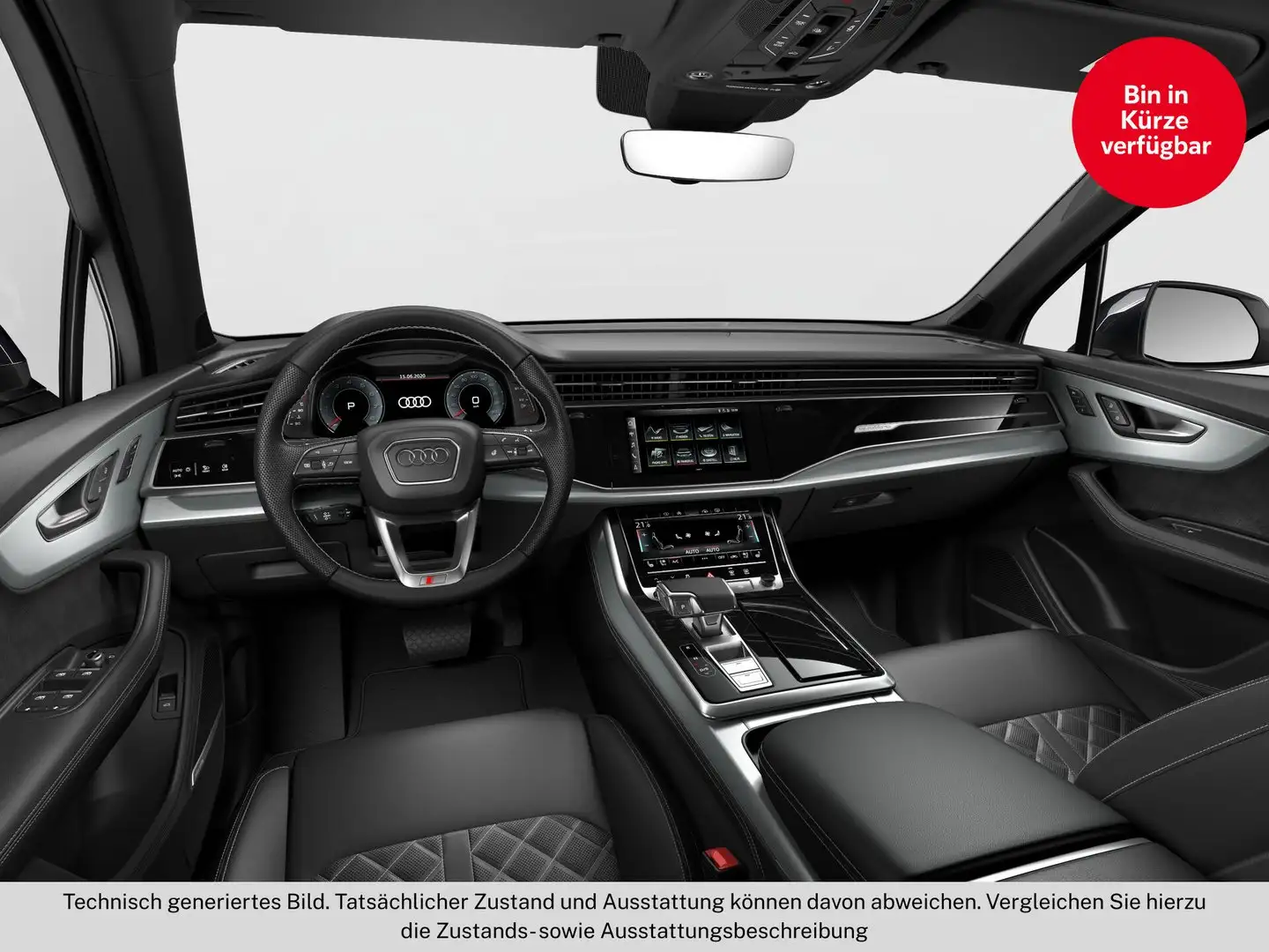 Audi Q7 60 TFSI e quattro S line Schwarz - 2