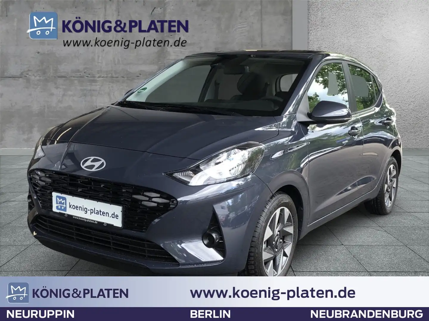 Hyundai i10 FL 1.2 (79 PS) 5-MT 2WD TREND Komfortpaket Klima Grau - 1