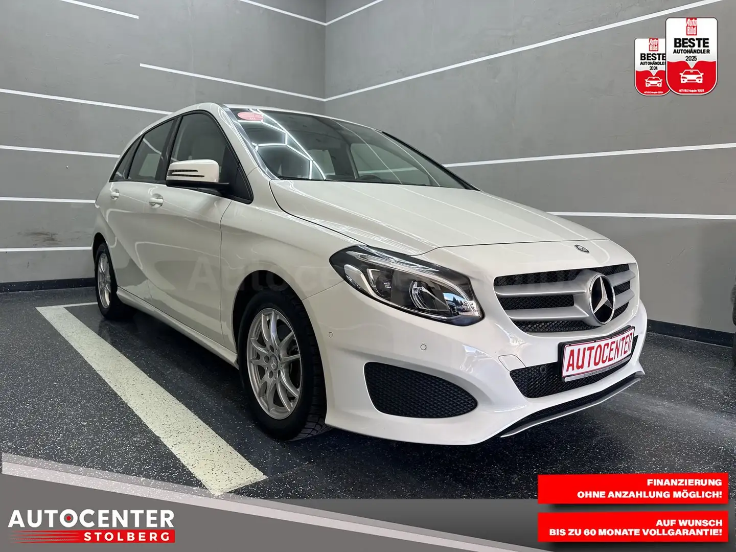 Mercedes-Benz B 200 "1 HAND-SITZH-KLIMA-CAM-MULTI-ALU" Blanc - 2