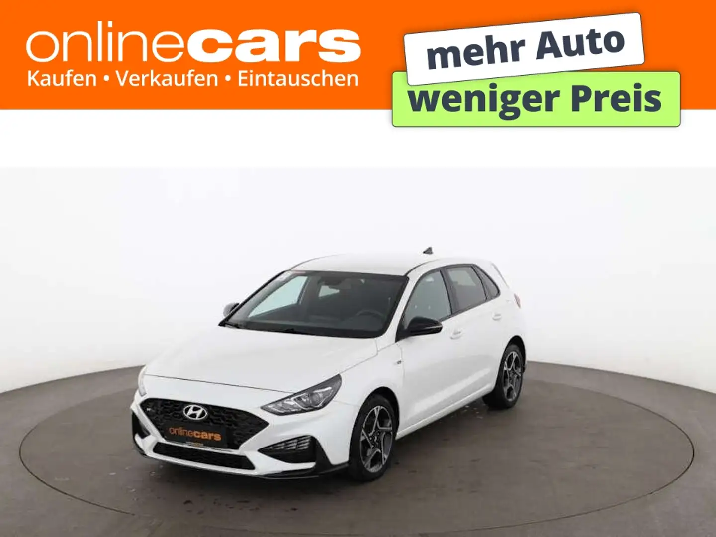 Hyundai i30 1.0 T-GDI N-Line Aut R-CAM ASSIST TEMPOMAT Weiß - 1