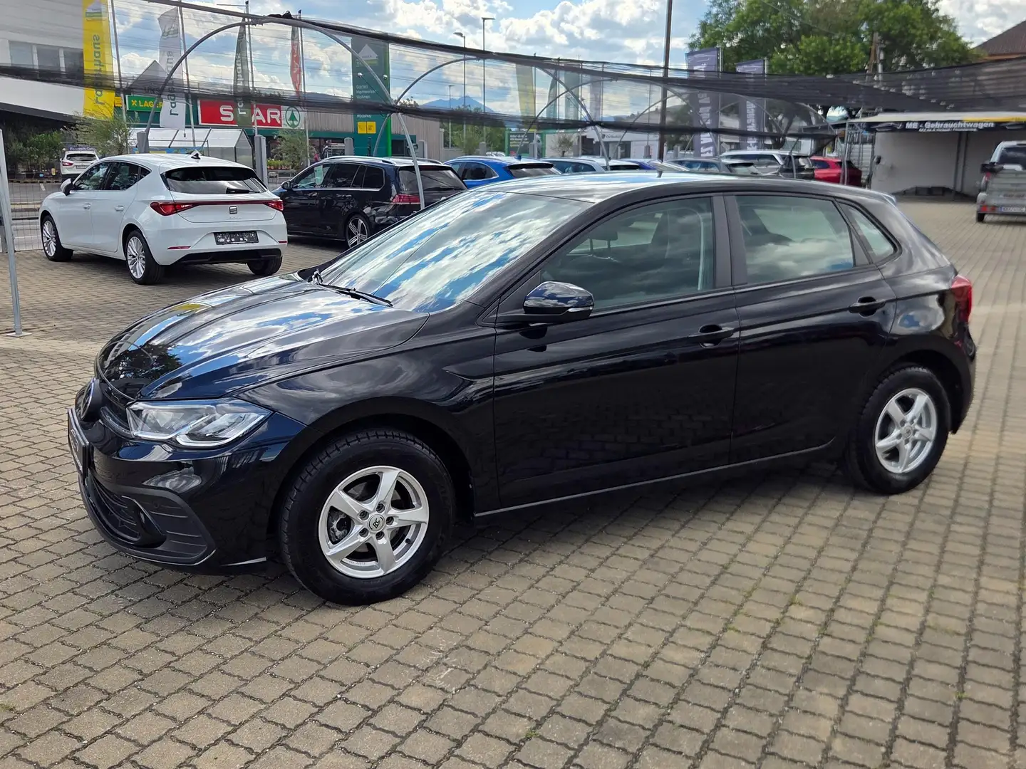 Volkswagen Polo 1.BESITZ/VIRTUELL-COCKPIT/TEMP/LED/PDC/KLIMA/SHZG* Schwarz - 2