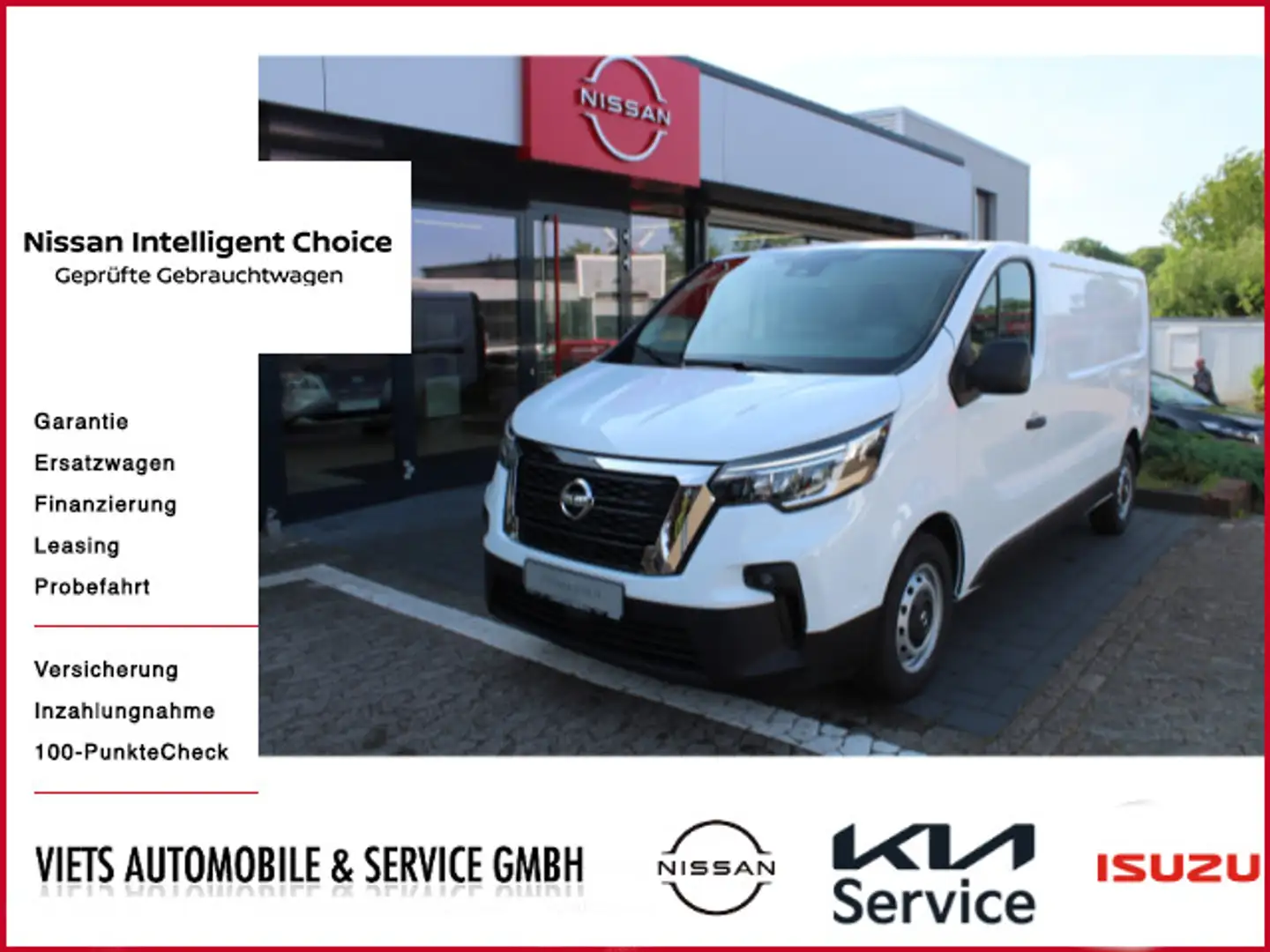 Nissan Primastar Kasten L2H1 2.0 dCi N-Connecta LRB Nav Blanc - 1