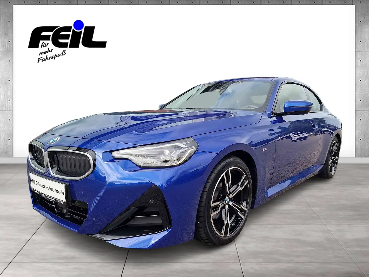 BMW 220 i MSport M Sportpaket HiFi DAB LED RFK Shz Blau - 1