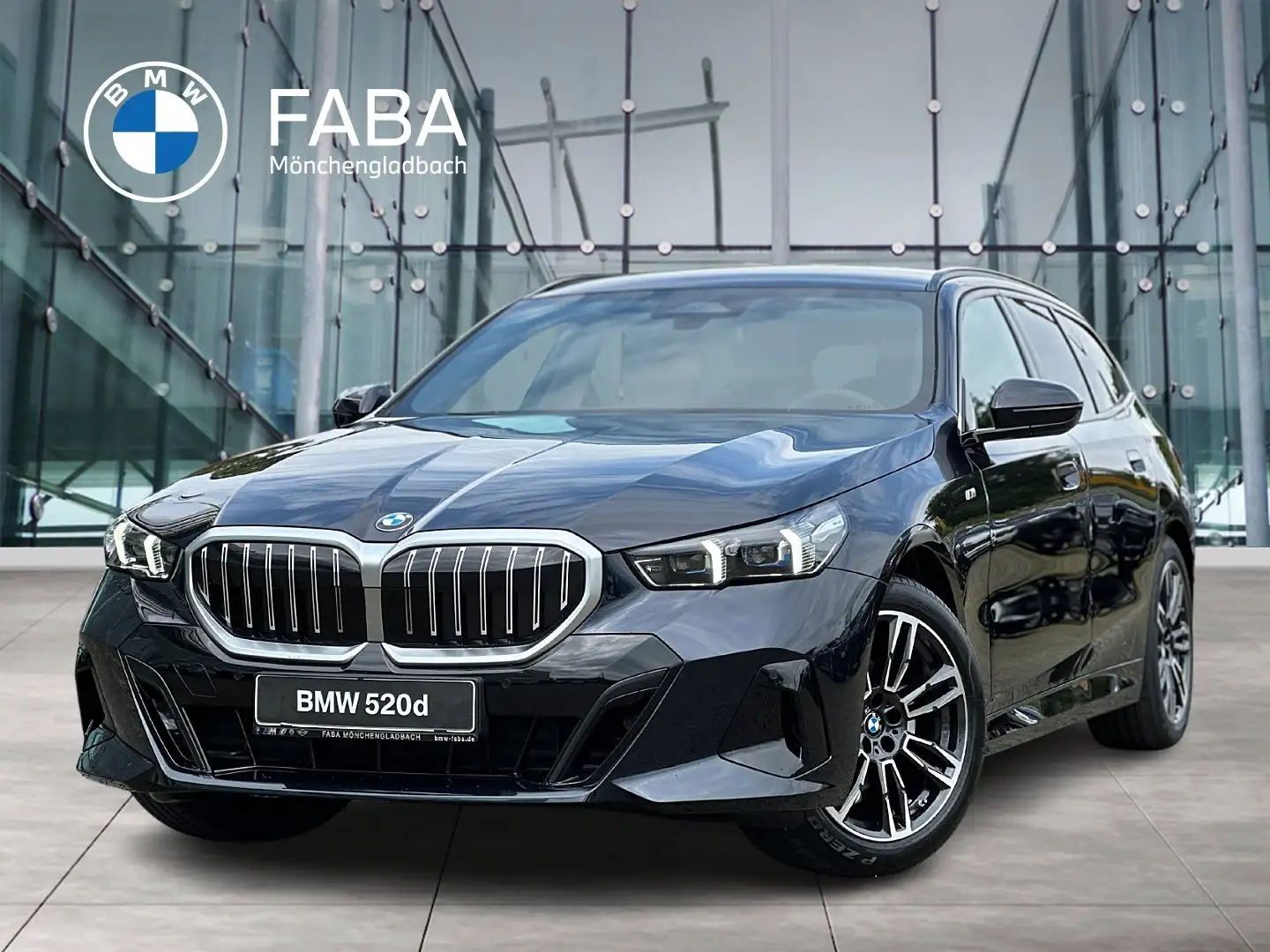BMW 520 d Touring M Sportpaket HK HiFi DAB LED RFK Schwarz - 1