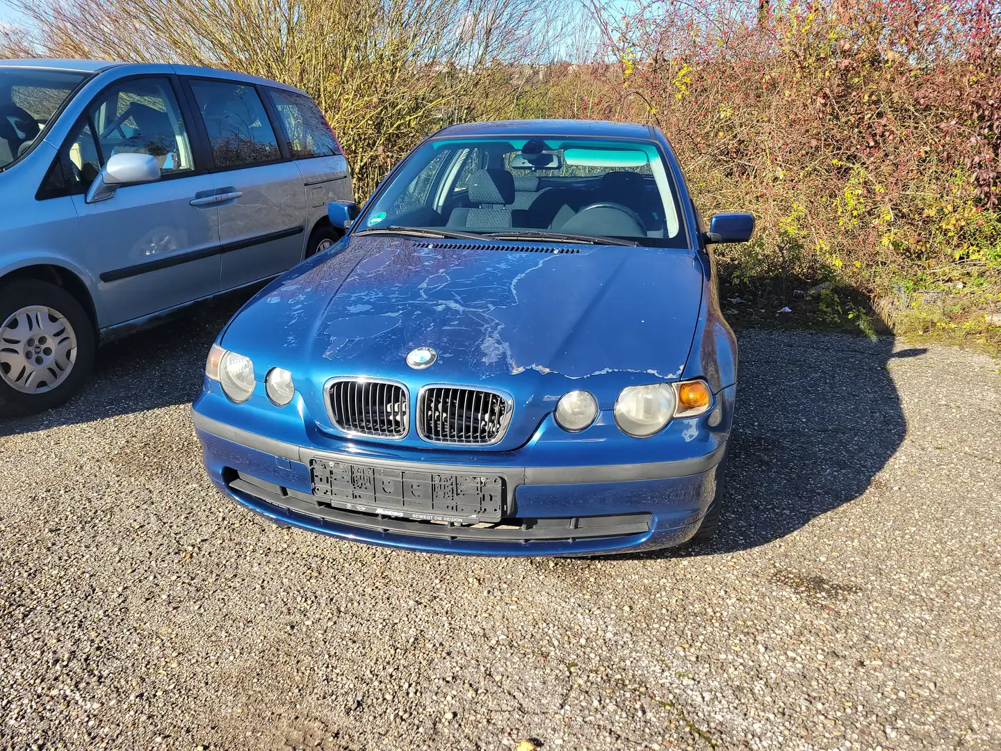 BMW 316 TI Compact, blaumet., 10/01, Klima uvm Motordefekt Синий - 1