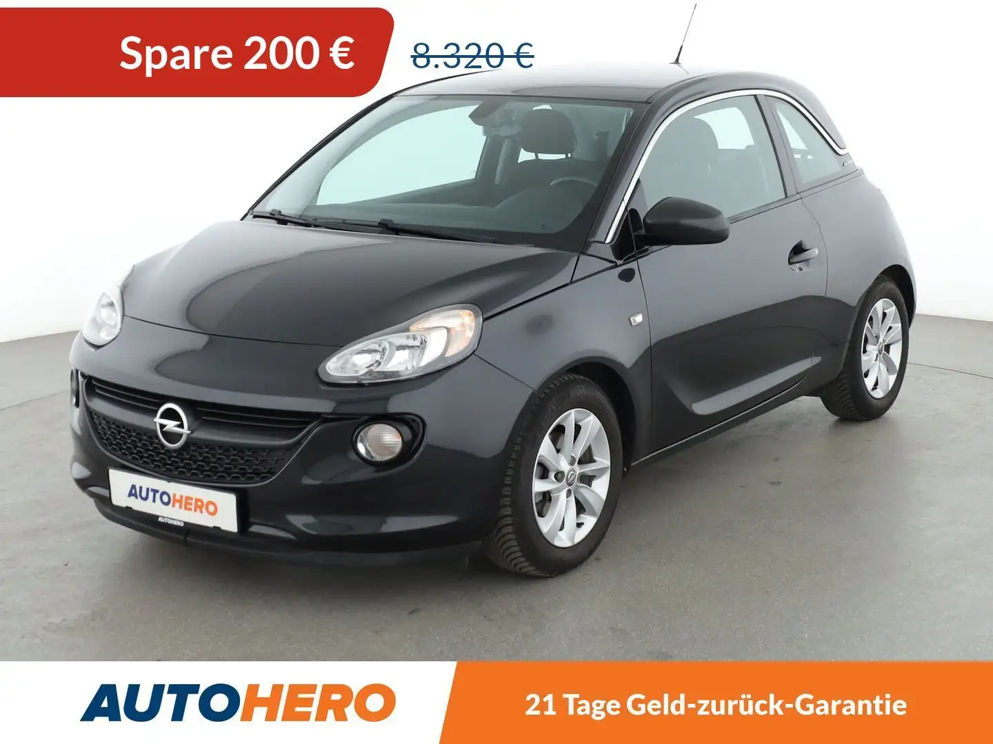 Opel Adam 1.2 Jam *TEMPO*ALU*KLIMA*GARANTIE* Schwarz - 1