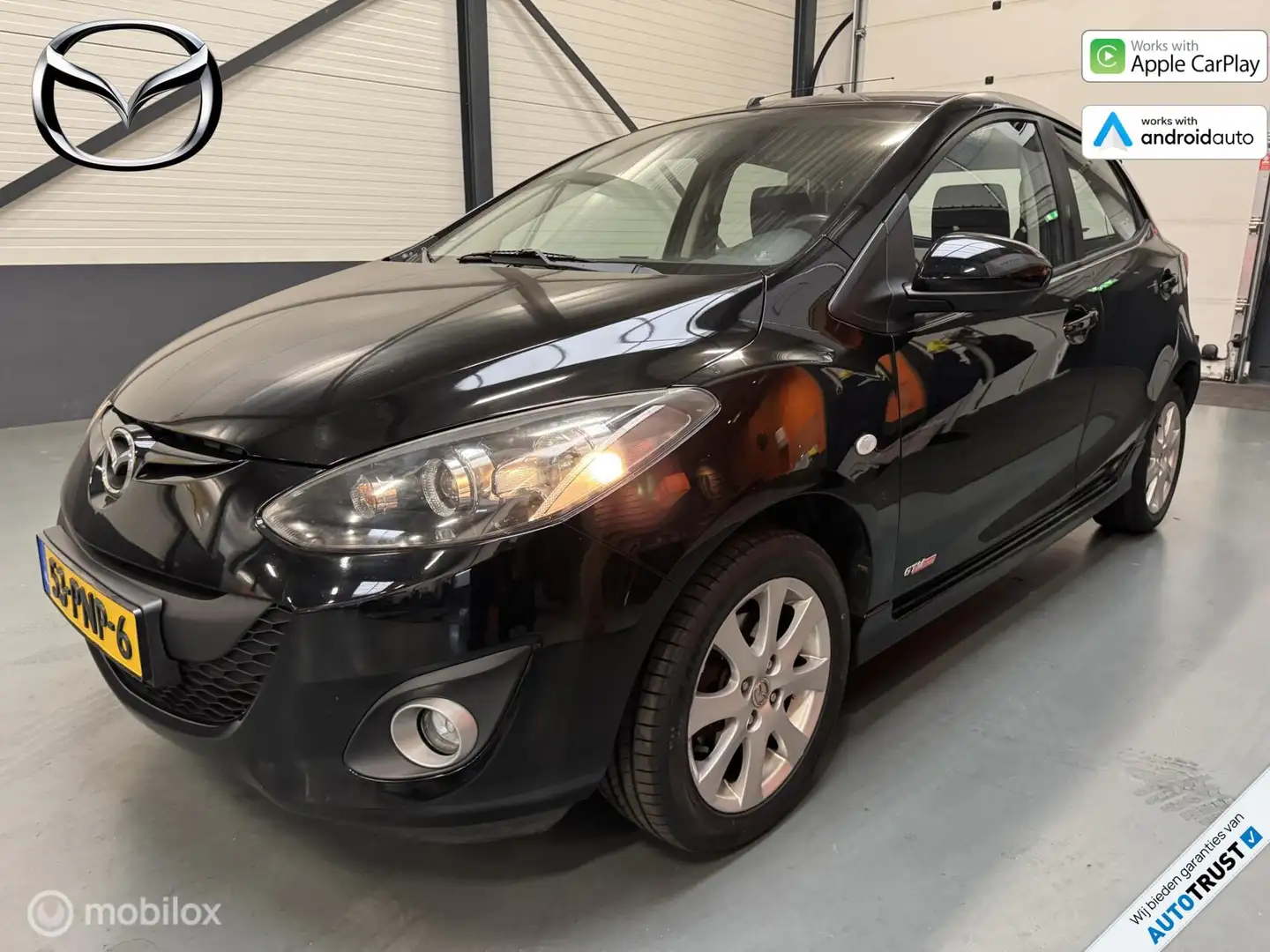 Mazda 2 1.3 GT-M Line 84PK 1e Eig|Carplay|NL-auto! Noir - 1