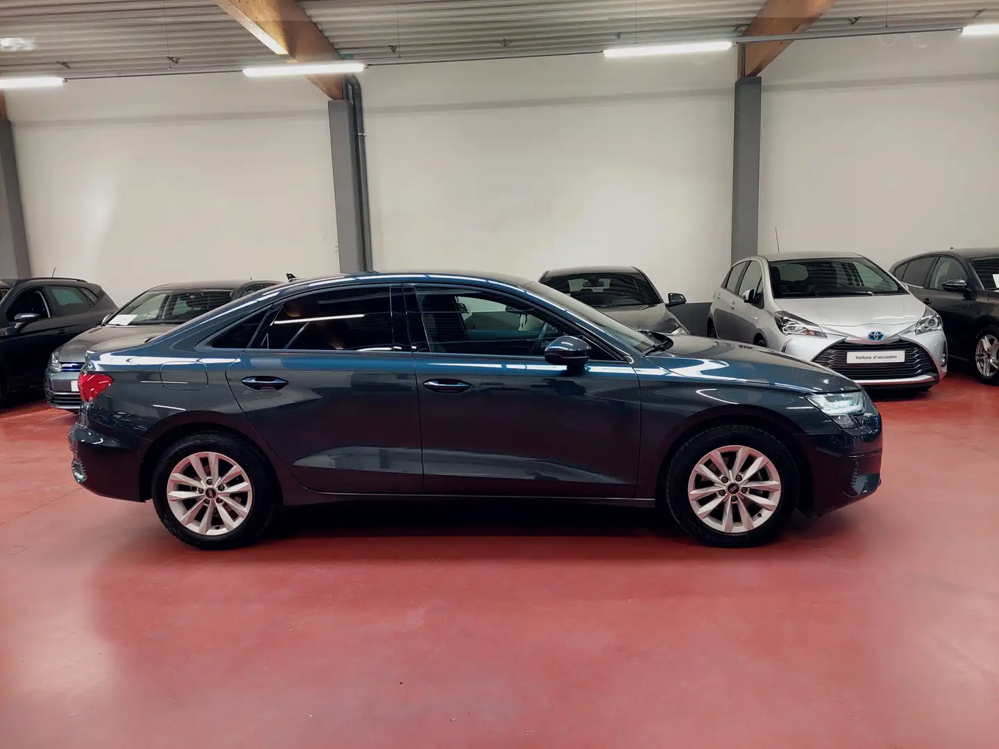 Audi A3 TFSi + S tronic + NAVI + CUIR + Bang&Olufsen + ACC Grigio - 1