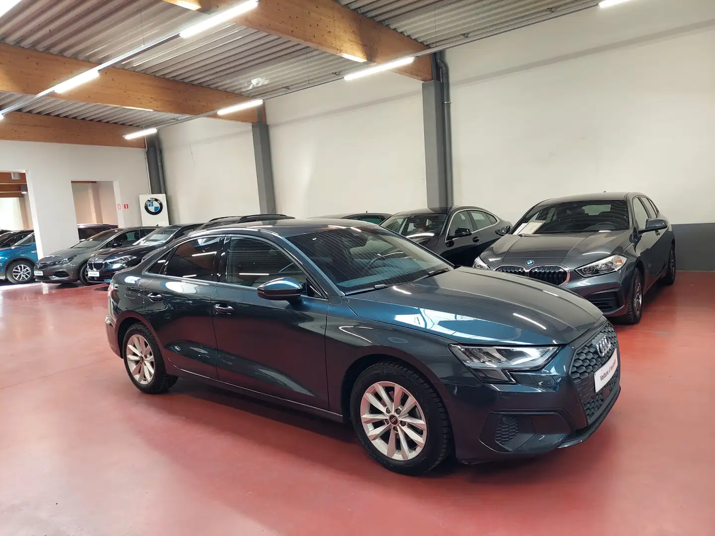 Audi A3 TFSi + S tronic + NAVI + CUIR + Bang&Olufsen + ACC Grijs - 2