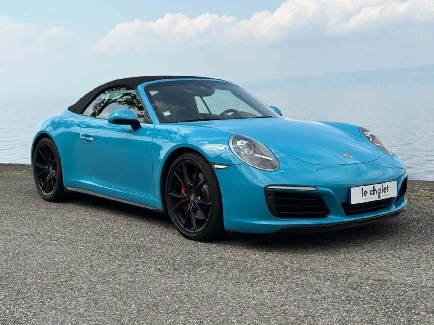 Porsche 911 991 Carrera 4S Cabriolet 3.0 PDK 420CV Bleu - 1