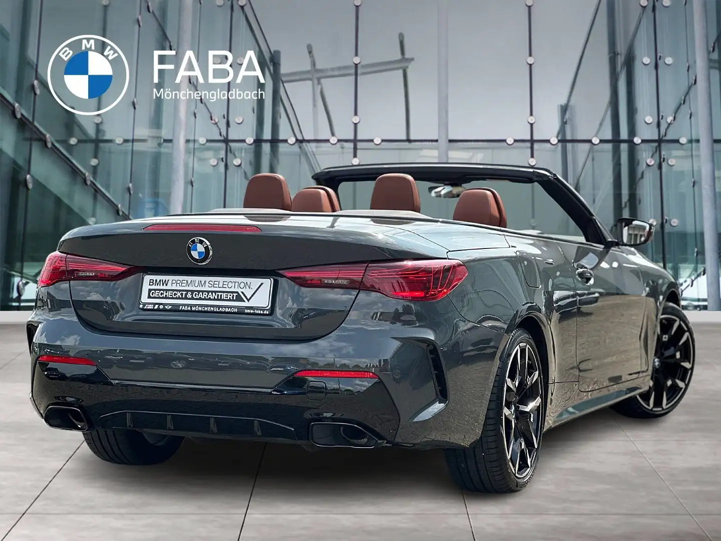 BMW 440 M440i xDrive Cabrio Sportpaket HK HiFi DAB LED Gris - 2
