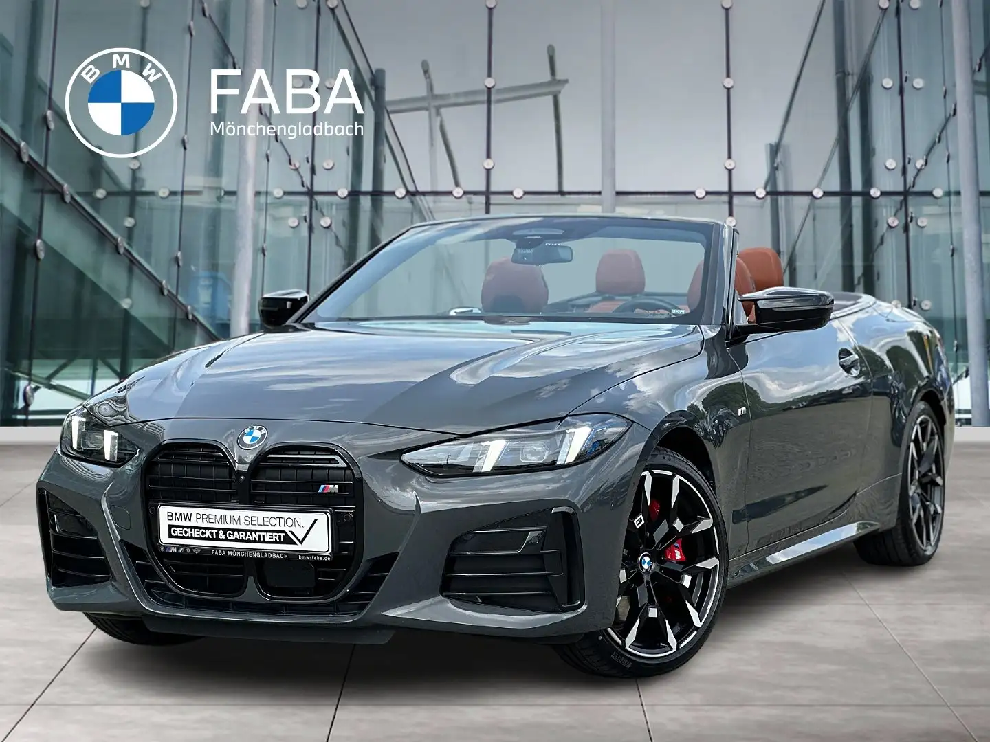 BMW 440 M440i xDrive Cabrio Sportpaket HK HiFi DAB LED Gris - 1