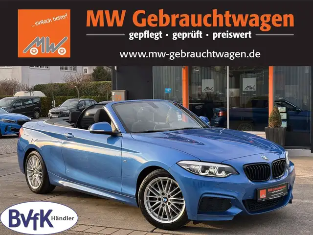 BMW 218 i Cabrio M-Sport PDC LED SHZ NAV H&K BT LHZ