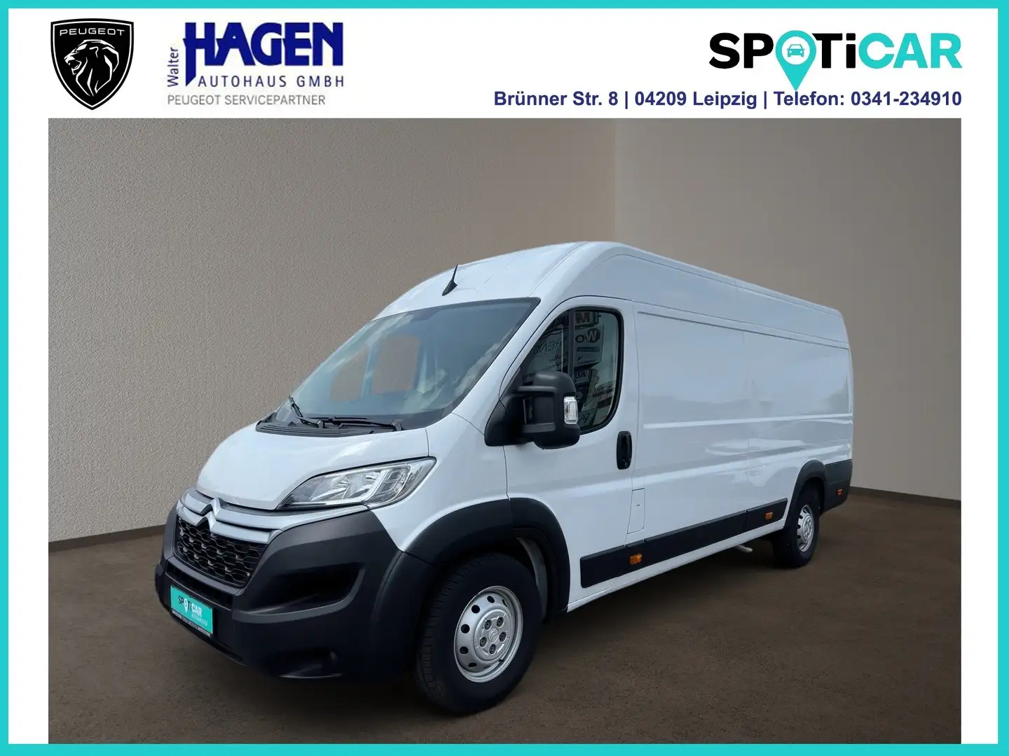 Citroen Jumper 35 Control Heavy 2.2 165 HDi L4H2 PDC / RFK Weiß - 1