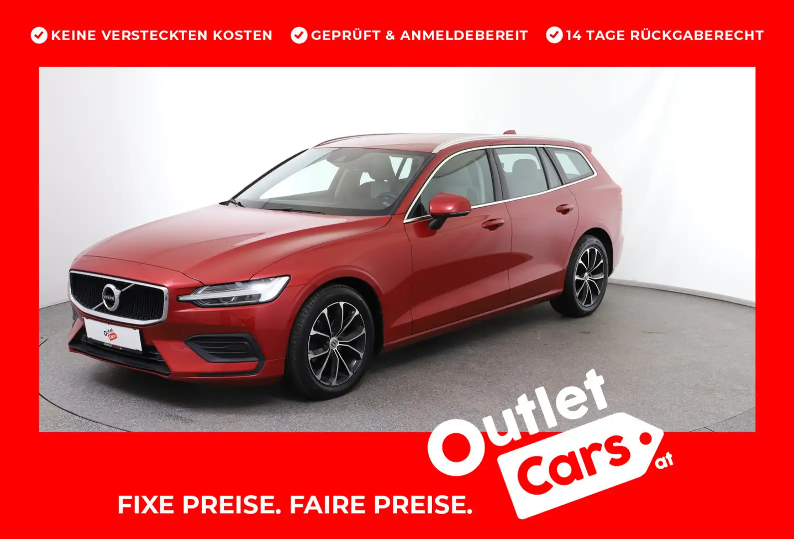 Volvo V60 D3 Momentum Pro Geartronic Rot - 1
