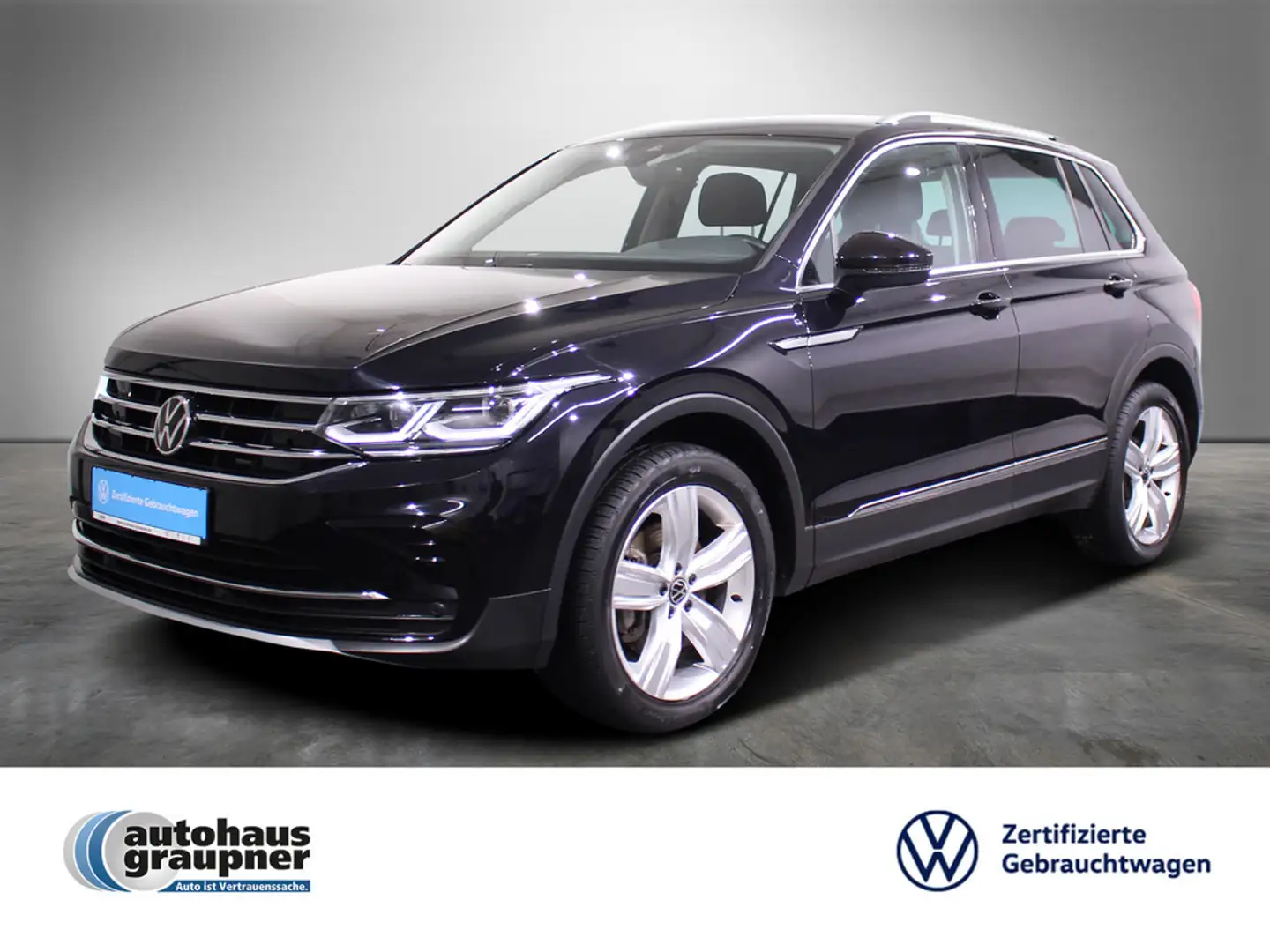 Volkswagen Tiguan 2.0 TDI 4MOTION DSG Elegance AHK ACC Siyah - 1