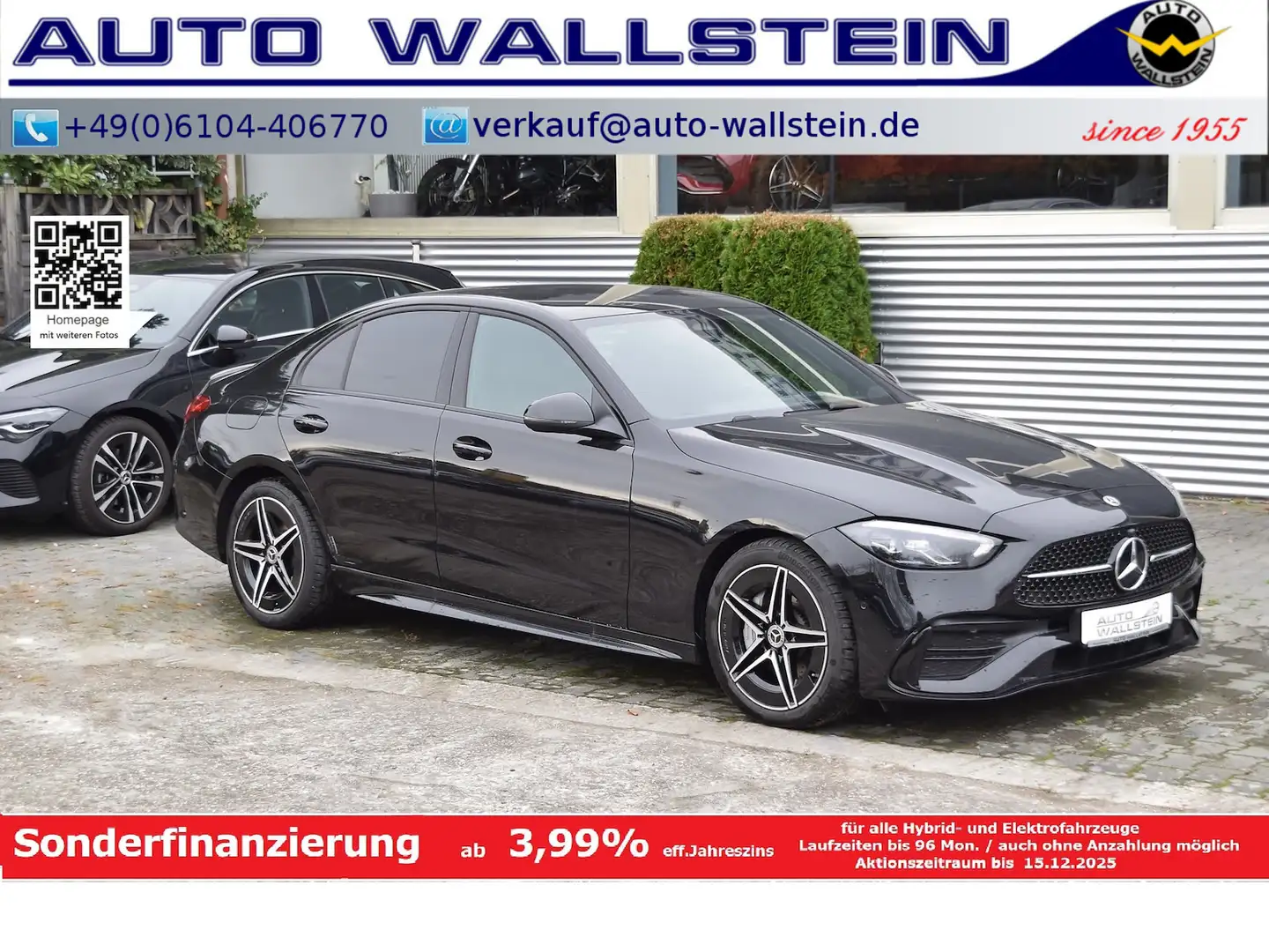 Mercedes-Benz C 180 AMG Line Advanced (Night 3D-Sound Spur Noir - 1