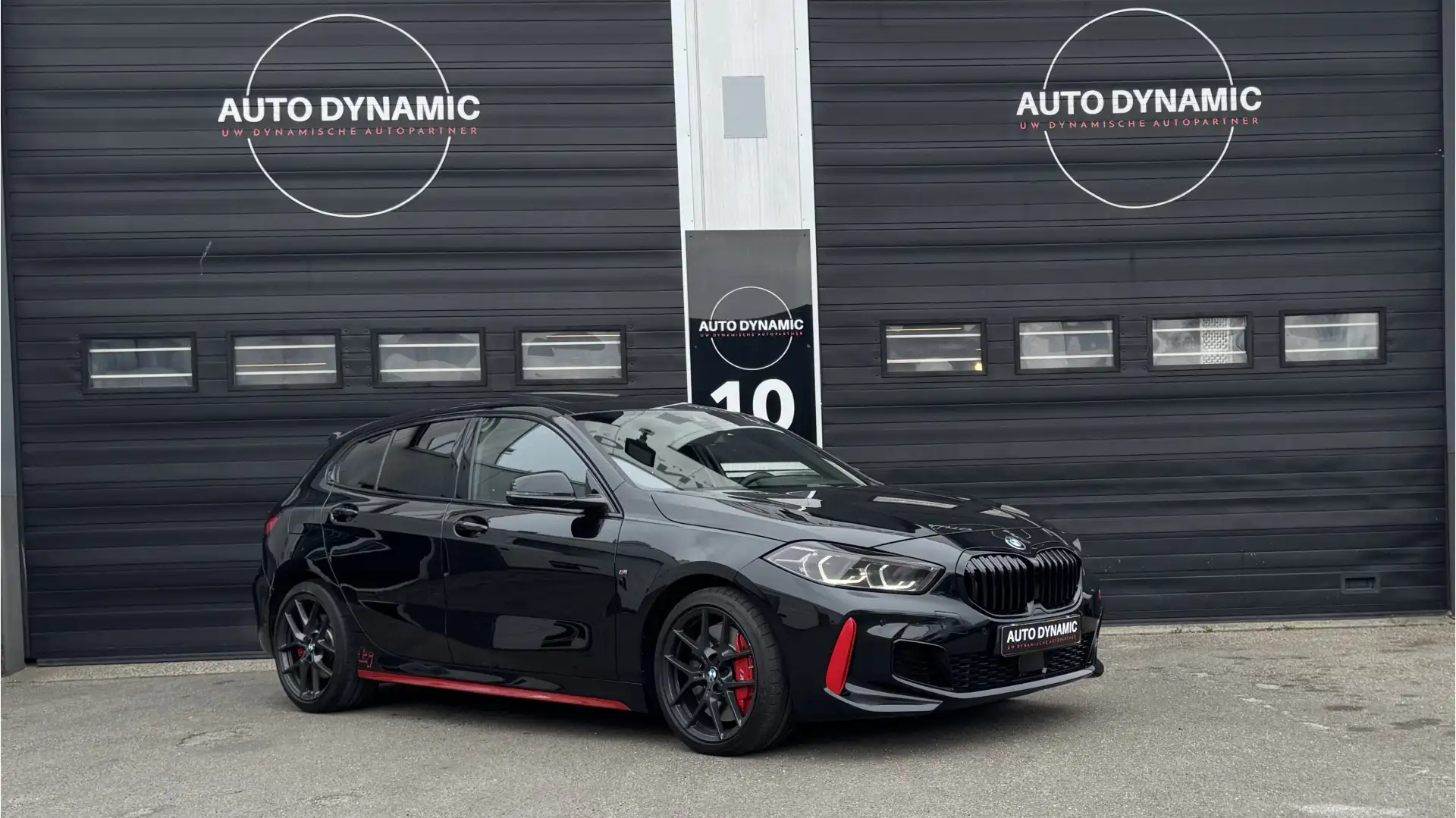 BMW 128 1-serie 128ti Aut | Pano | Sportuitl | Leer-Alcant Negru - 2