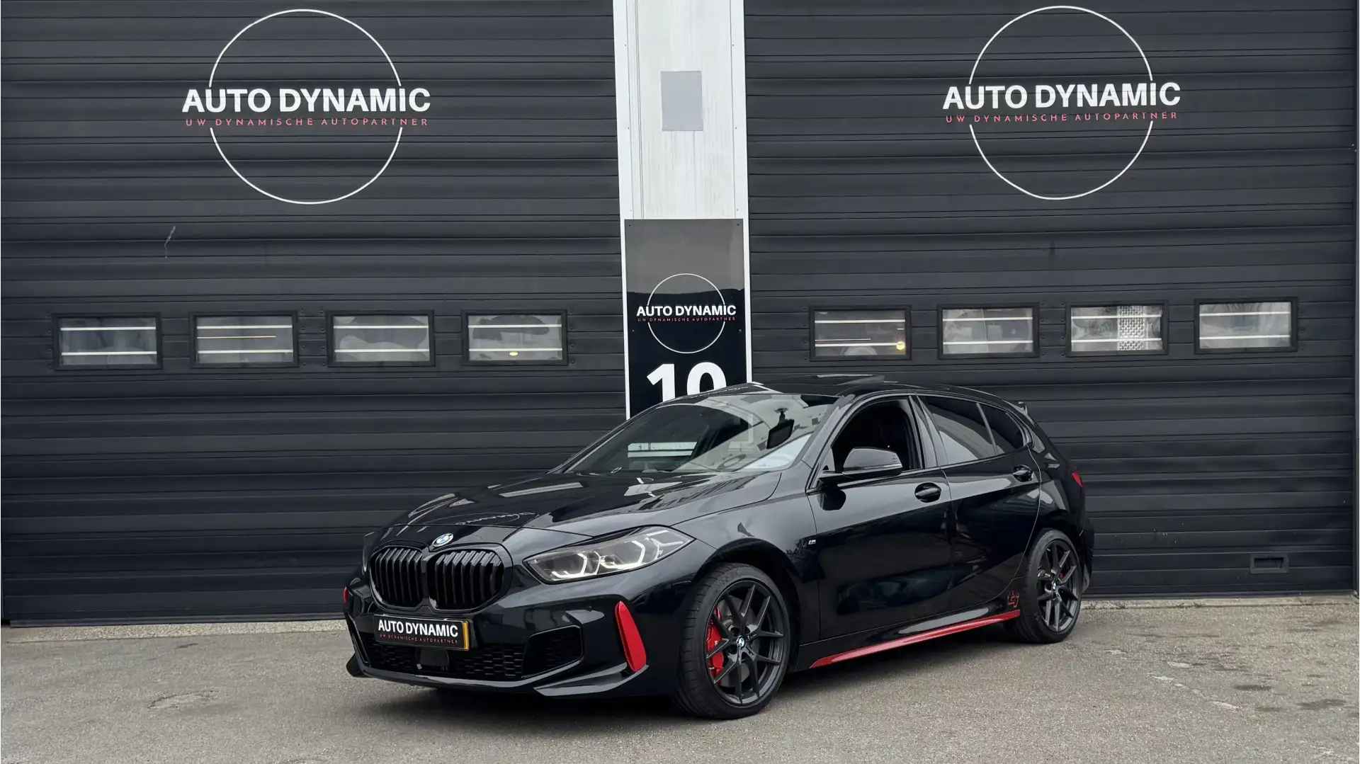 BMW 128 1-serie 128ti Aut | Pano | Sportuitl | Leer-Alcant Negru - 1